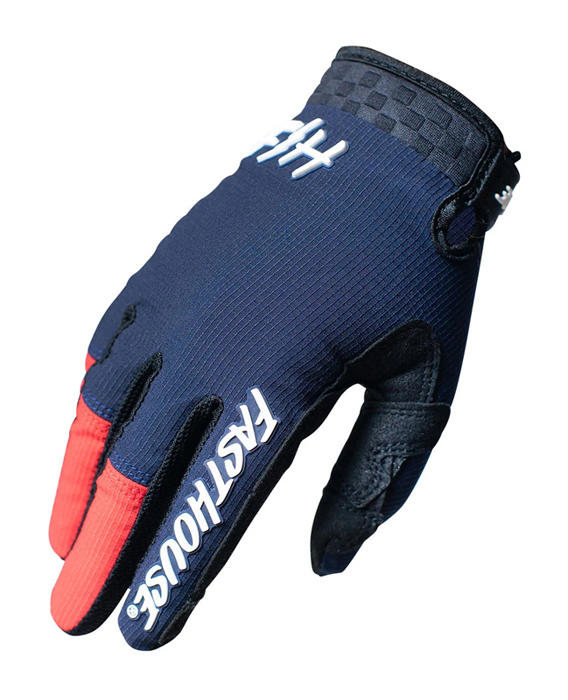 Fasthouse Crosshandschoenen 2021 Speed Style Air - Navy / Rood