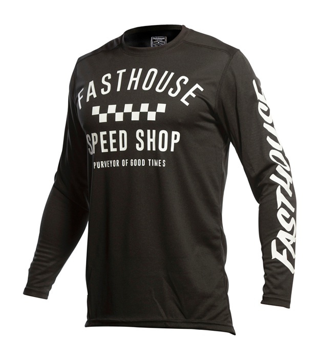 Fasthouse Kinder Cross Shirt 2021 Carbon - Zwart