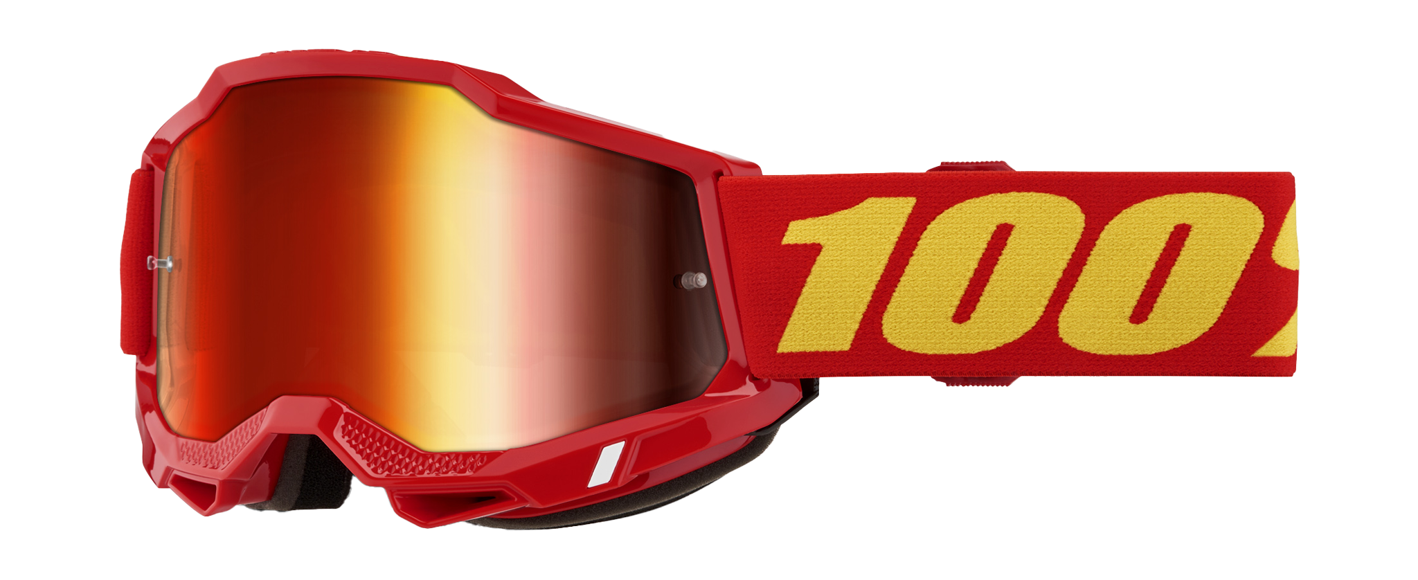 100% Crossbril Accuri 2 Red - Spiegel Rood Lens