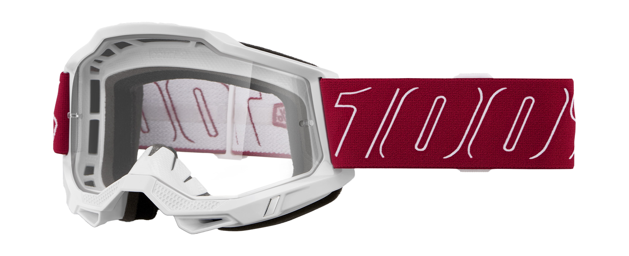 100% Crossbril Accuri 2 Redline - Clear Lens