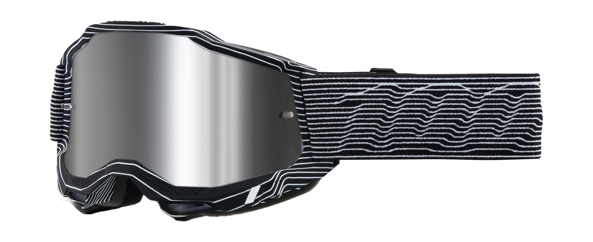 100% Crossbril Accuri 2 Silo - Spiegel Zilver Flash Lens