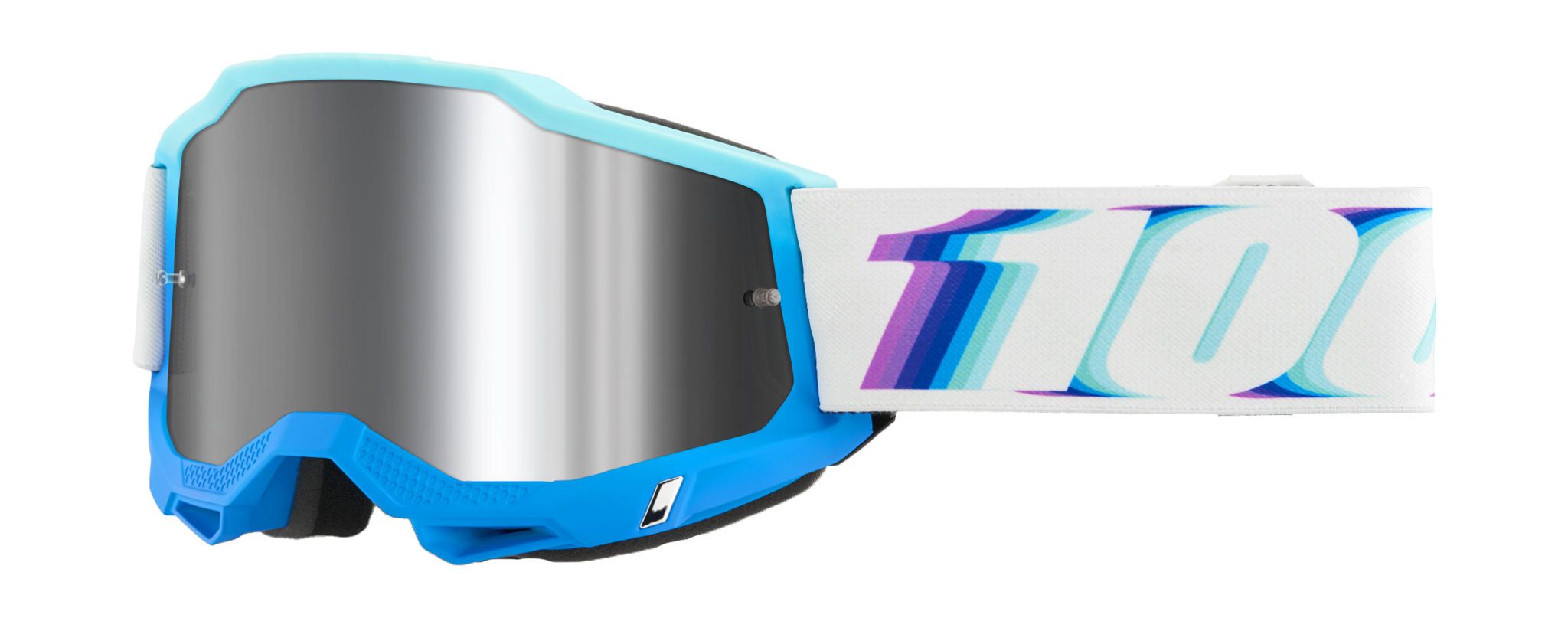 100% Crossbril Accuri 2 Stamino - Spiegel Zilver Flash Lens