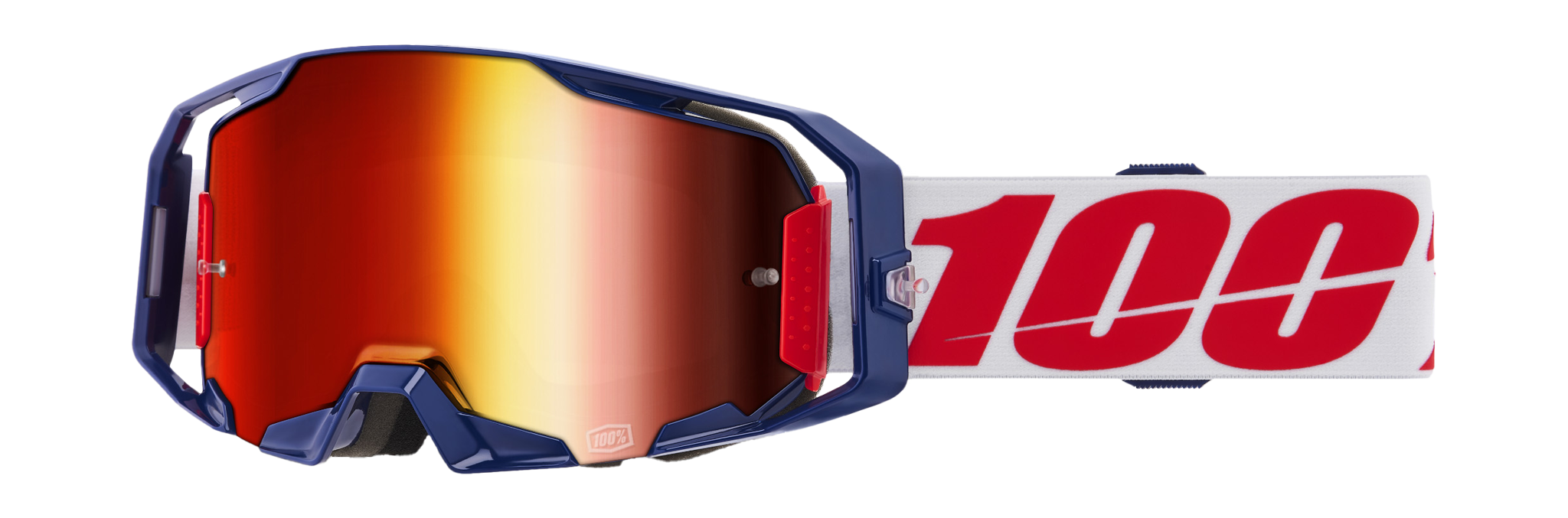 100% Crossbril ARmatic Mach Z - Spiegel Rood Lens