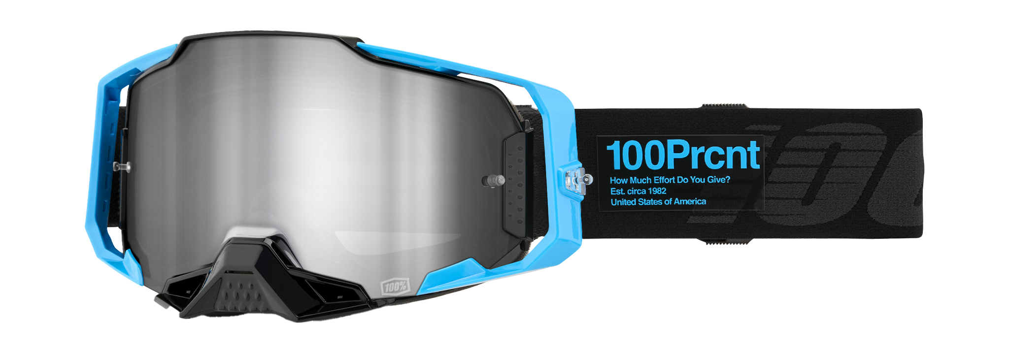 100% Crossbril Armega Barely 2 - Spiegel Zilver Lens