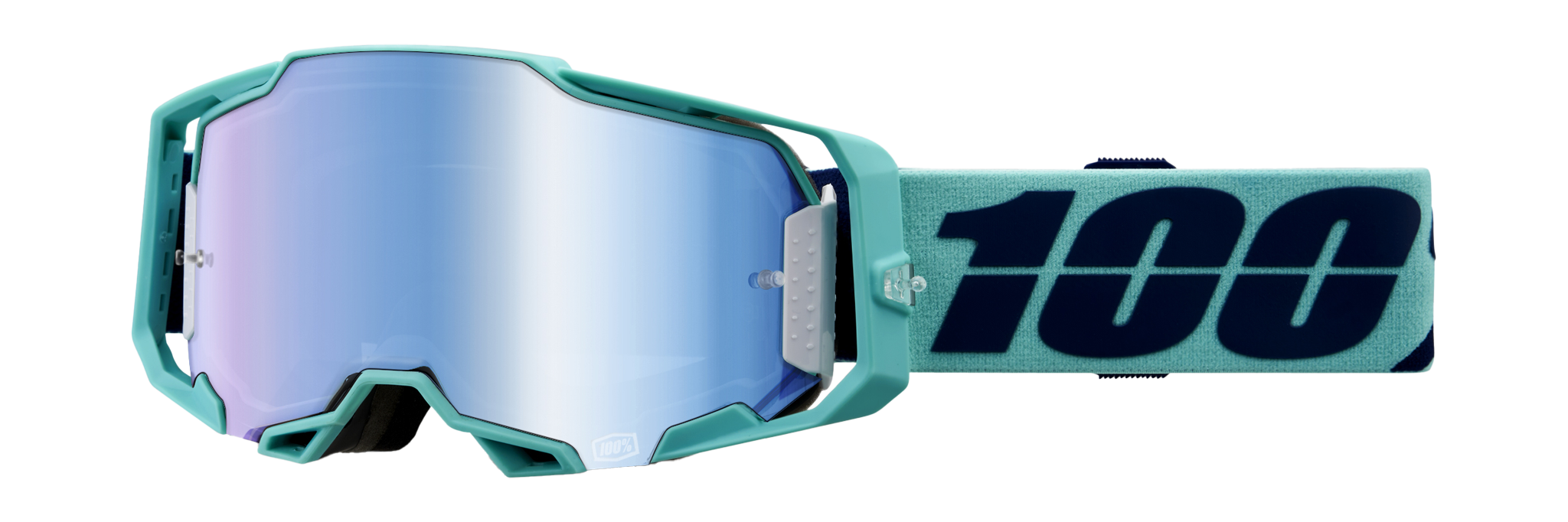 100% Crossbril Armega Esterel - Spiegel Blauw Lens