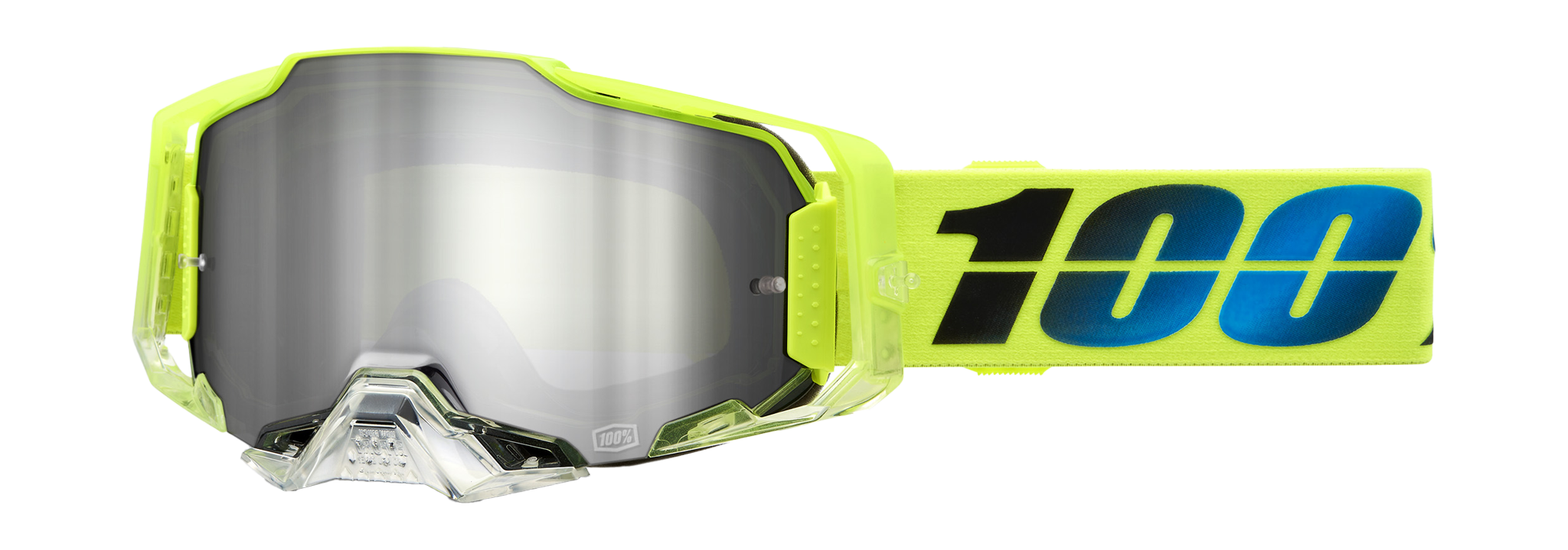 100% Crossbril Armega Koropi - Spiegel Zilver Flash Lens