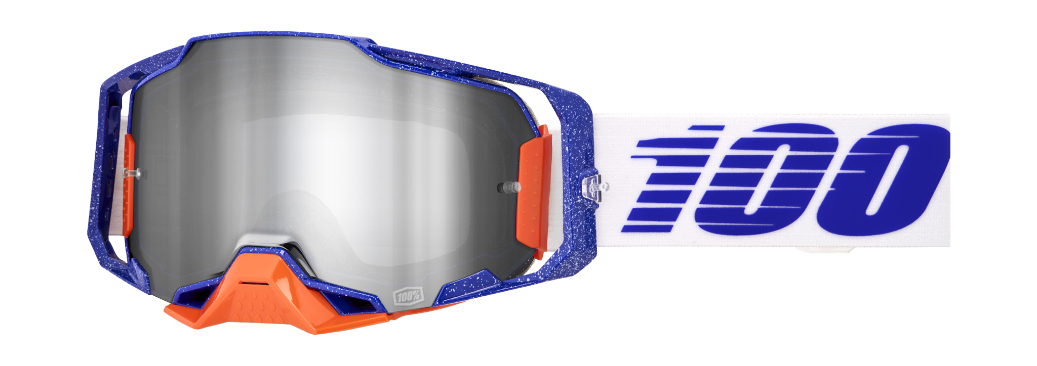 100% Crossbril Armega Lavingaad - Spiegel Zilver Flash Lens