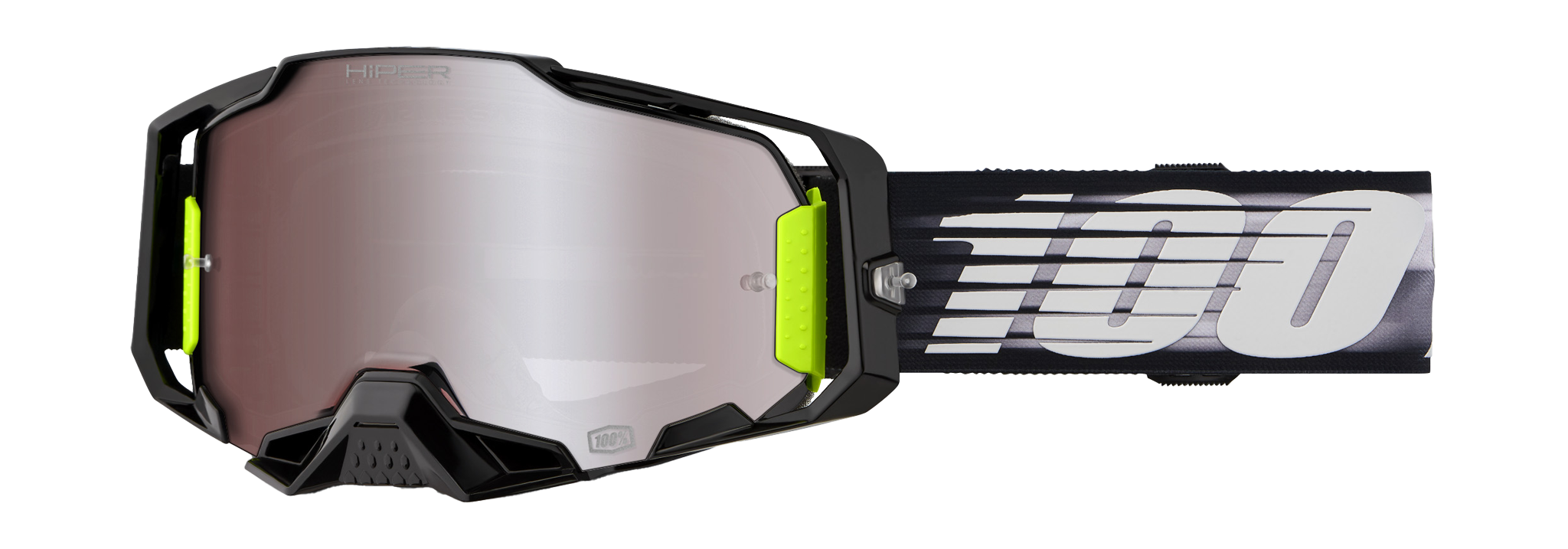 100% Crossbril Armega Lightspeed - HiPER Spiegel Zilver Lens