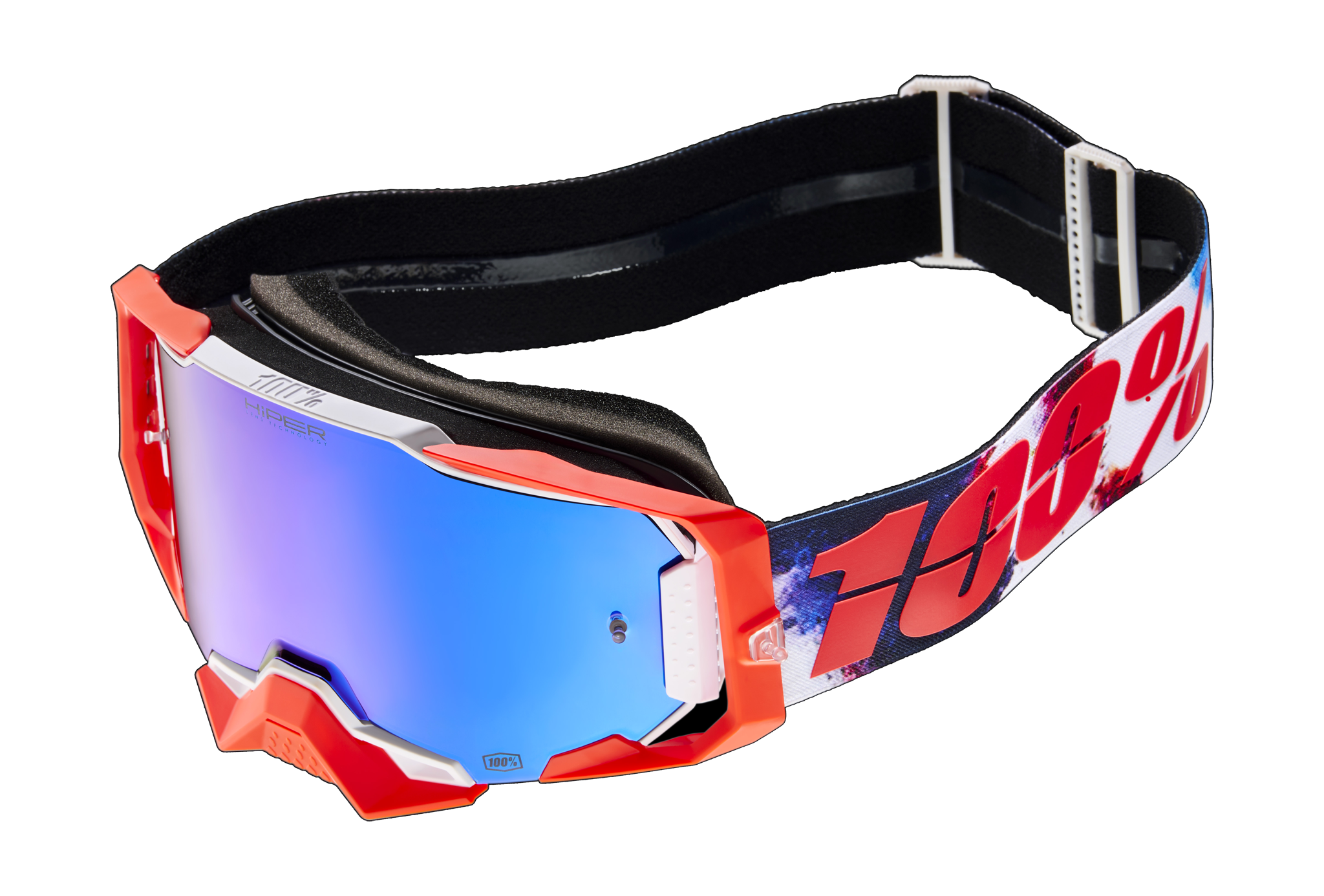 100% Crossbril Armega Morpho - HiPER Spiegel Blauw Lens