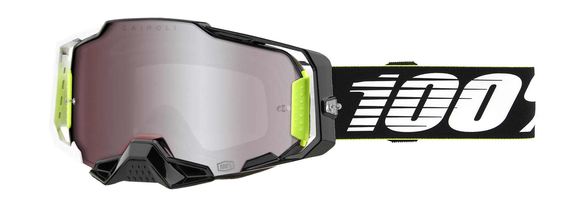 100% Crossbril Armega RACR - HiPER Spiegel Zilver Lens