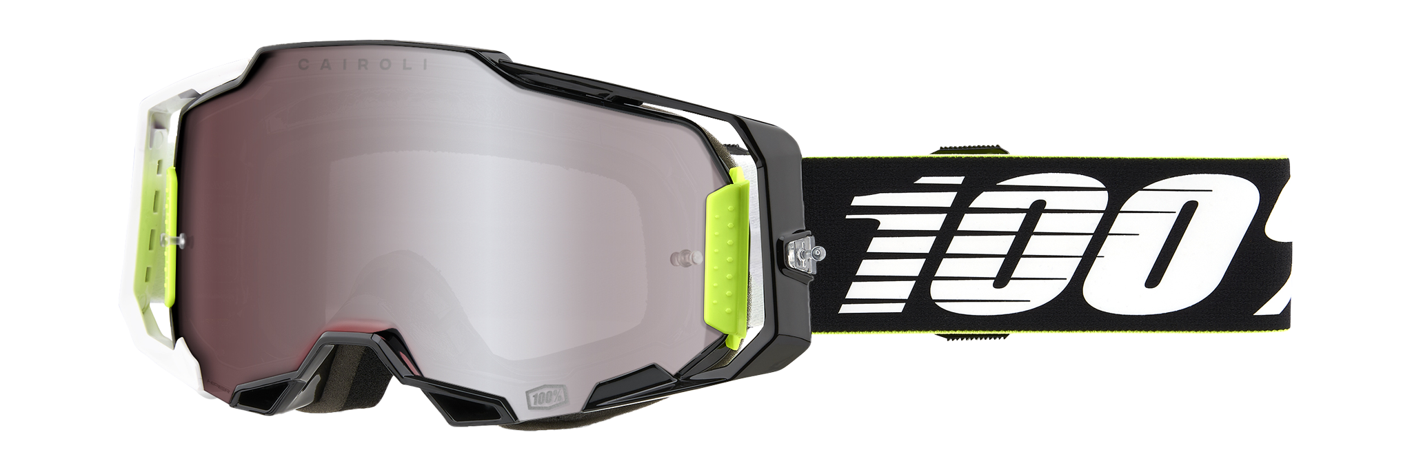 100% Crossbril Armega RACR - HiPER Spiegel Zilver Lens