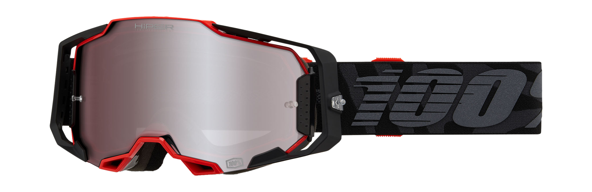 100% Crossbril Armega RENEN - HiPER Spiegel Zilver Lens