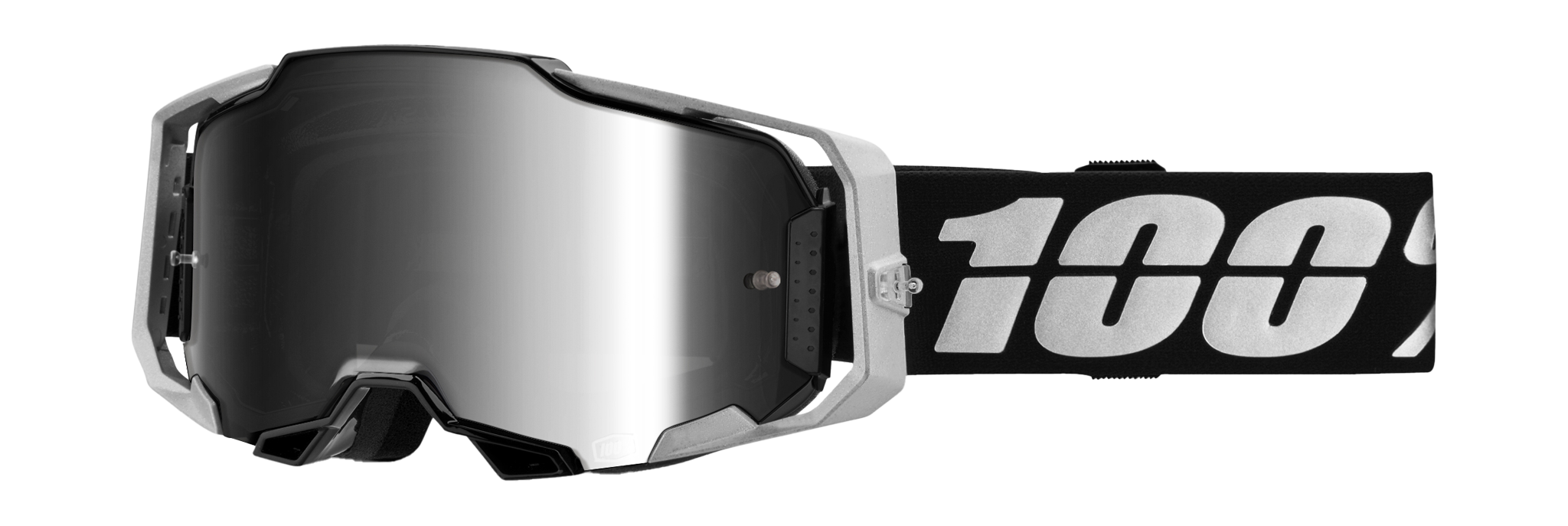 100% Crossbril Armega RENEN S2 - Spiegel Zilver Lens