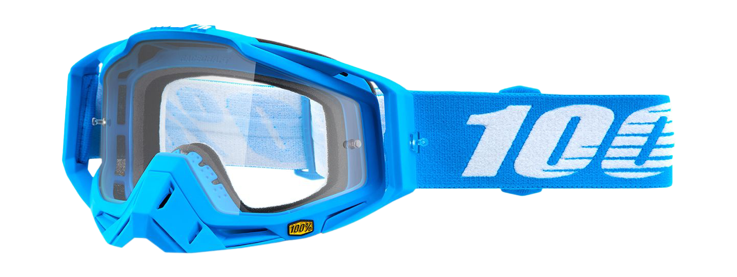 100% Crossbril Racecraft 1 Monoblock - Clear Lens