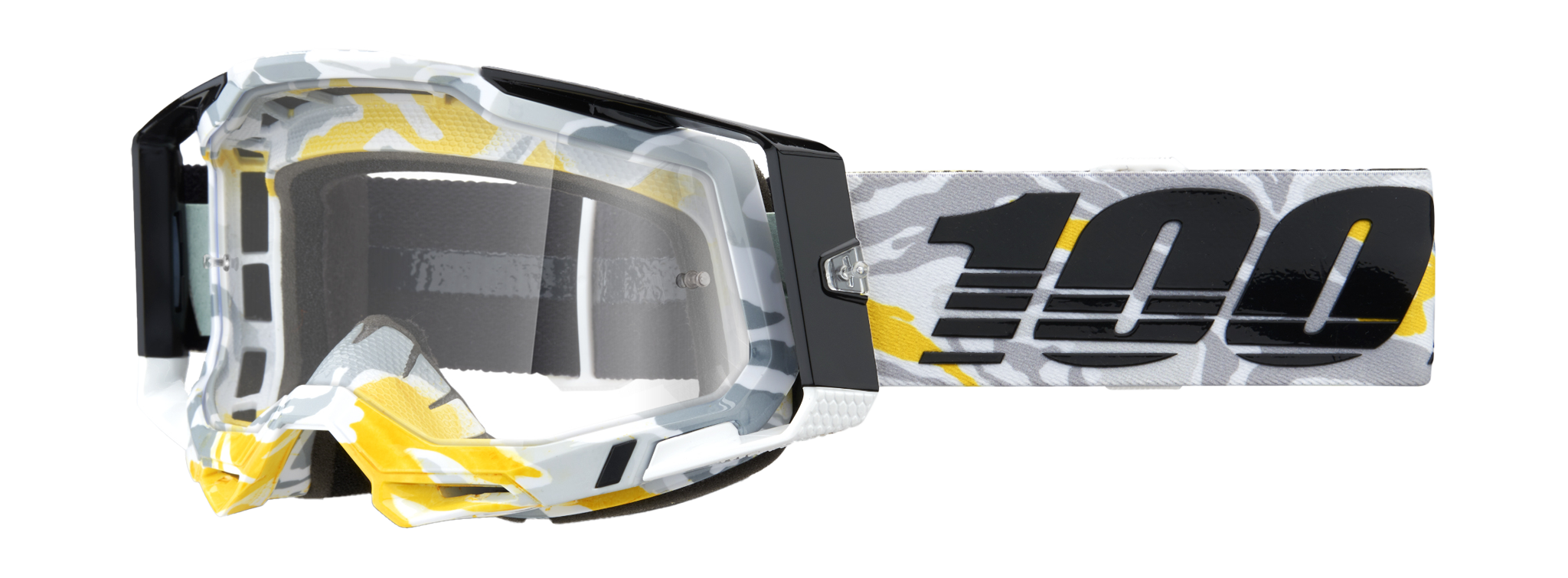 100% Crossbril Racecraft 2 Korb - Clear Lens