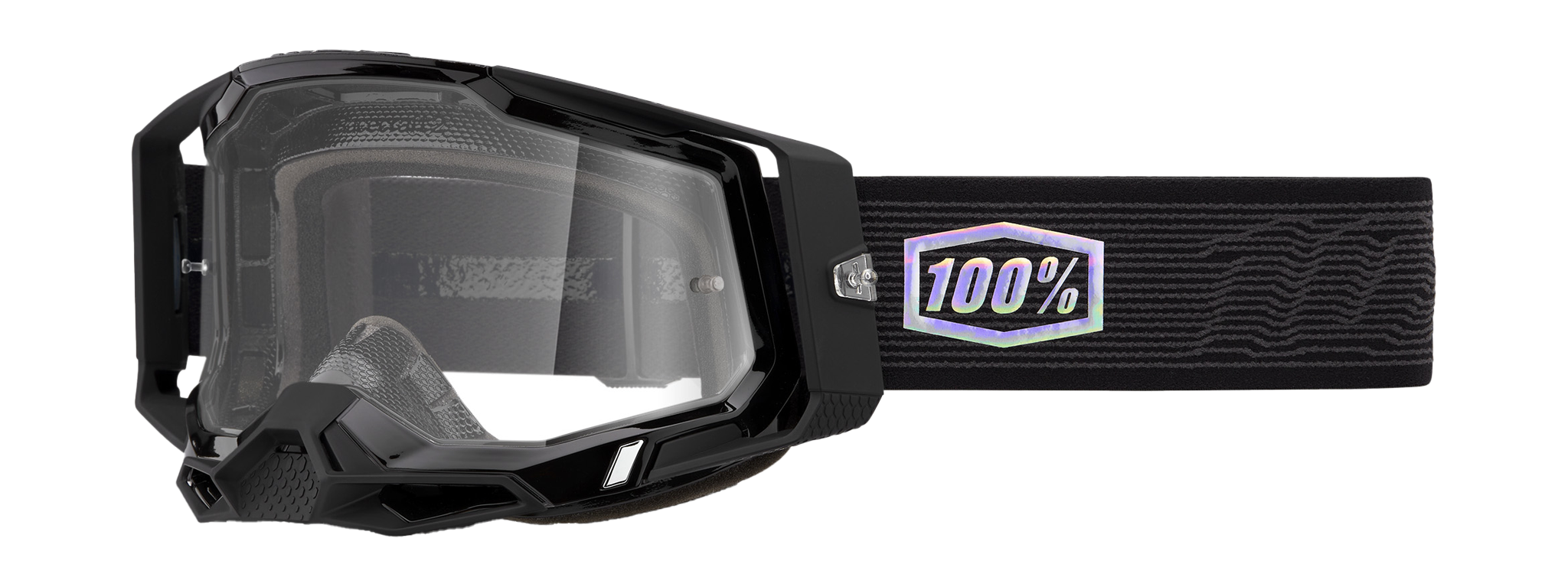 100% Crossbril Racecraft 2 Topo - Clear Lens