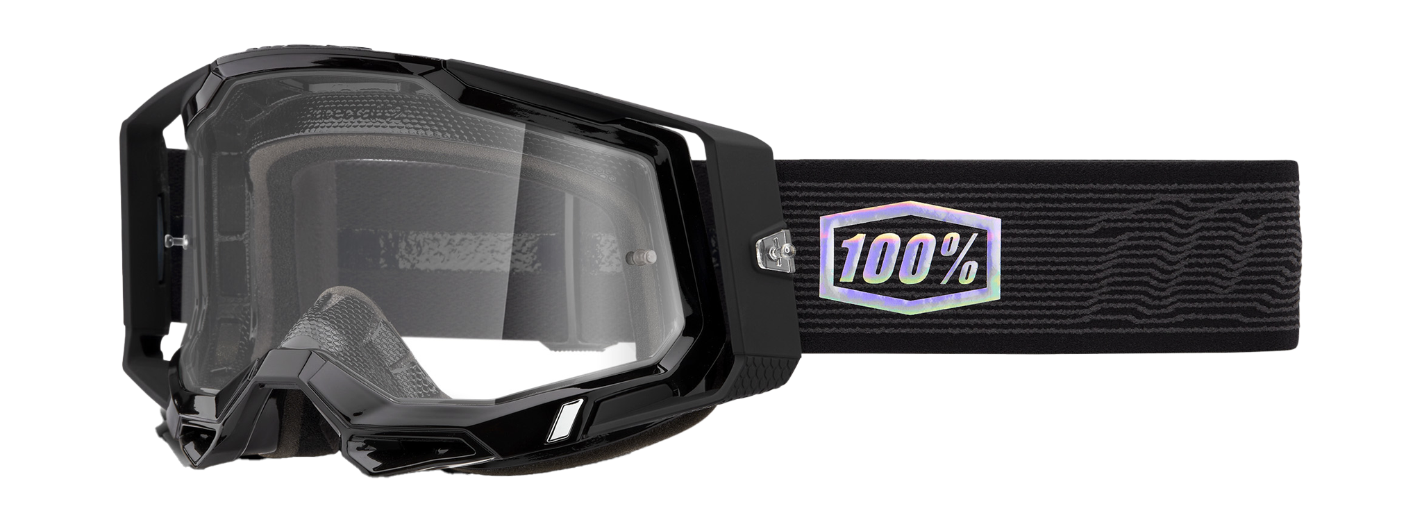 100% Crossbril Racecraft 2 Topo - Clear Lens