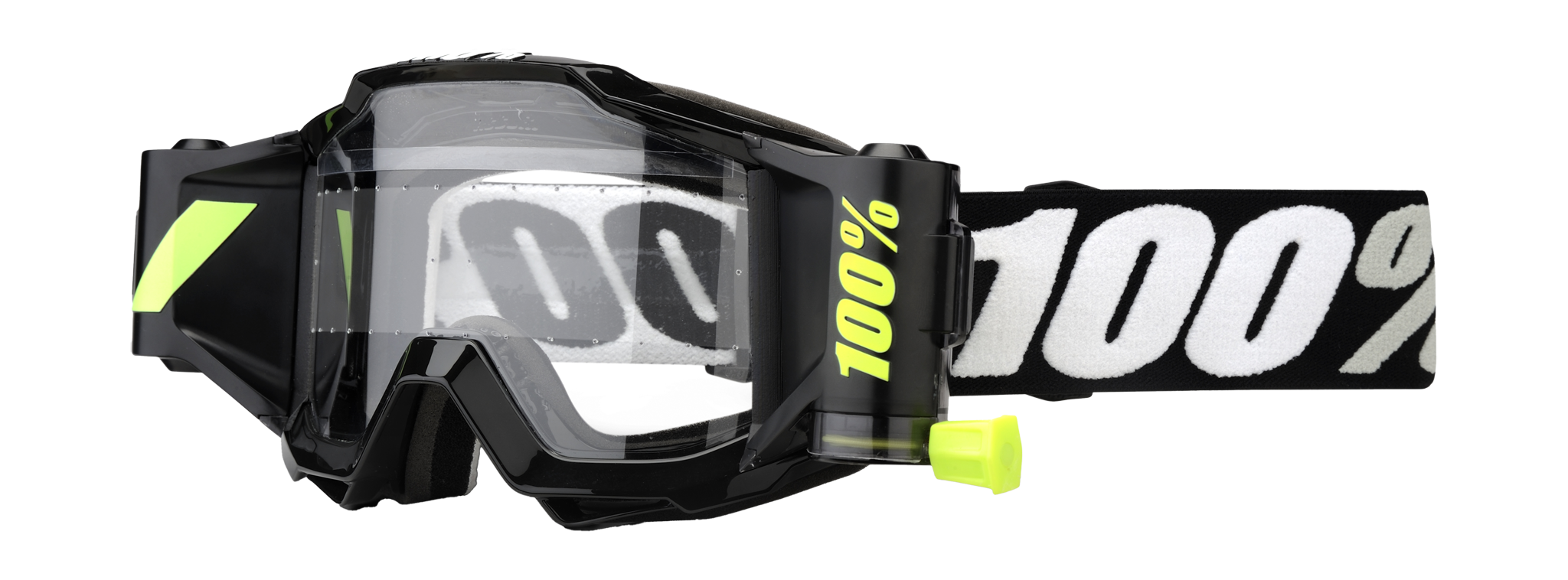 100% Crossbril Roll-Off Accuri 1 Forecast Tornado Black - Clear Lens