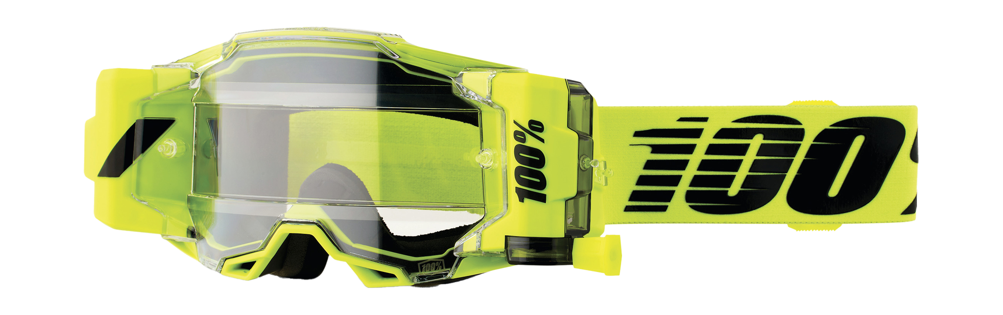 100% Crossbril Roll-Off Armega Forecast Nuclear Citrus - Clear Lens