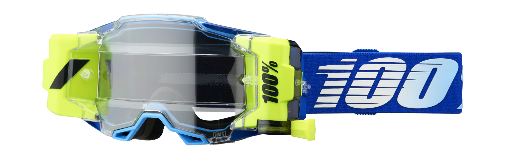 100% Crossbril Roll-Off Armega Forecast Royal - Clear Lens