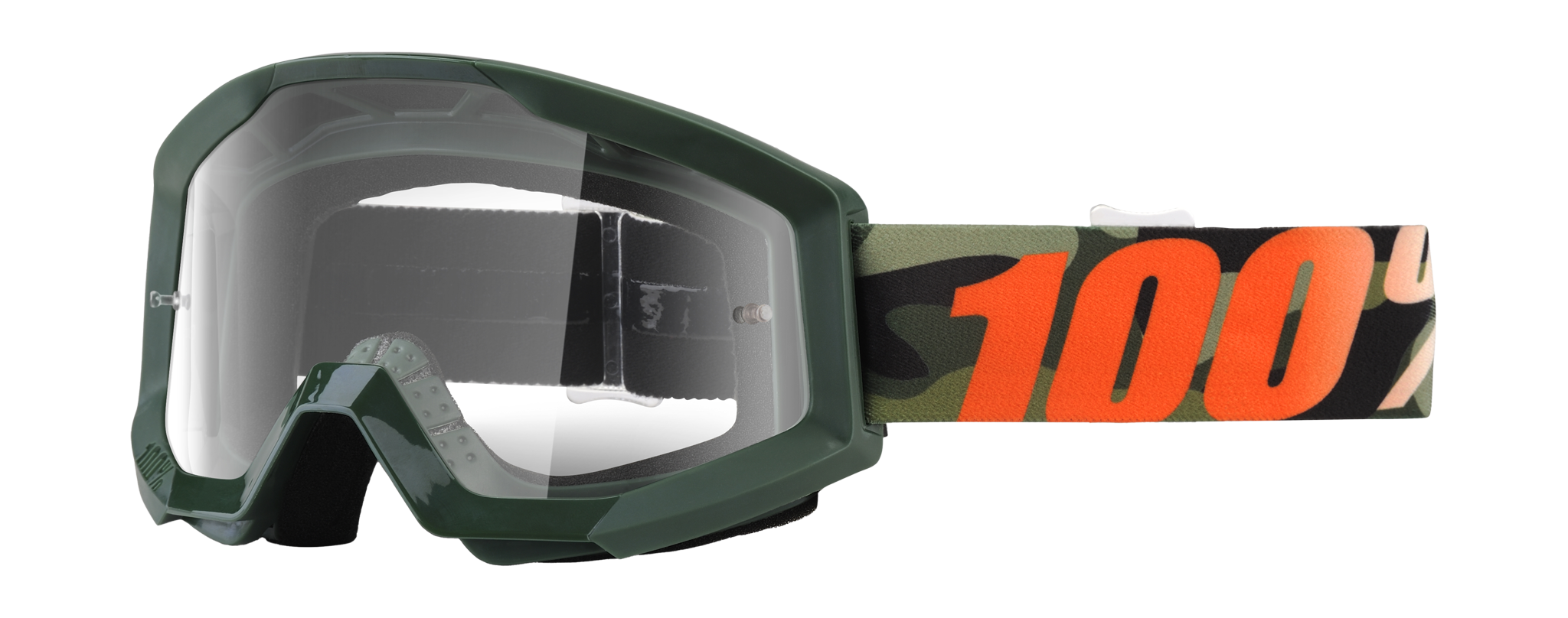 100% Crossbril Strata 1 Huntsitan - Clear Lens