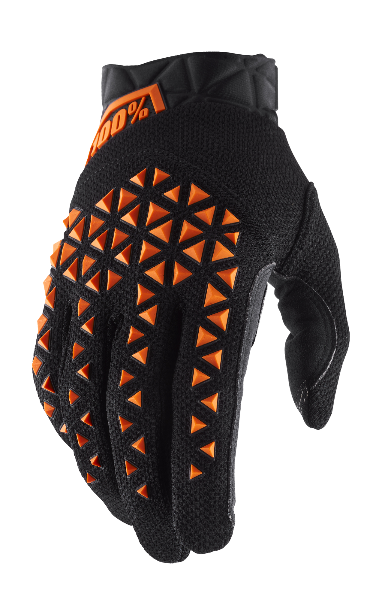 100% Crosshandschoenen Airmatic CE - Zwart / Oranje