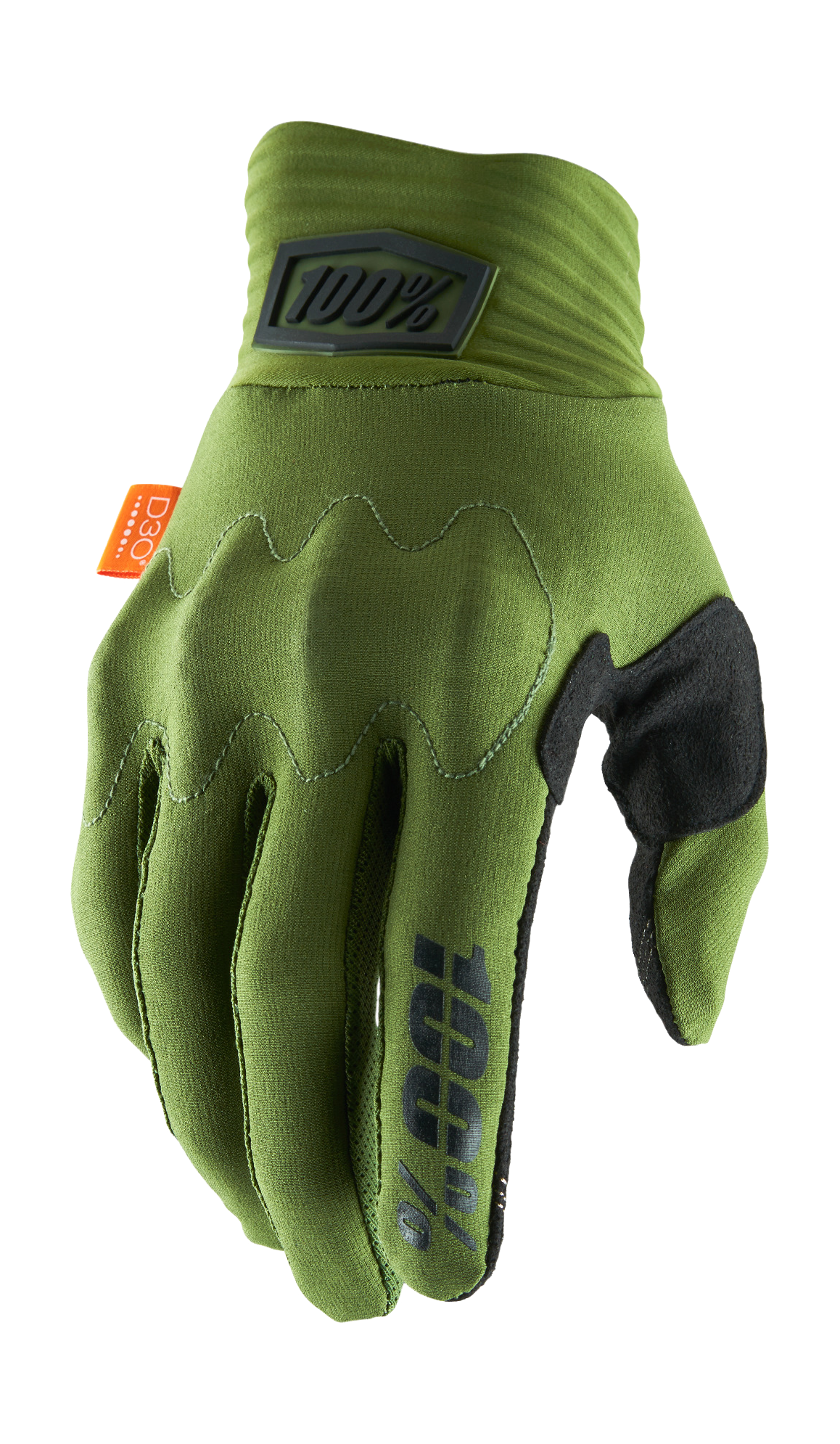 100% Crosshandschoenen Cognito D3O - Army Groen / Zwart