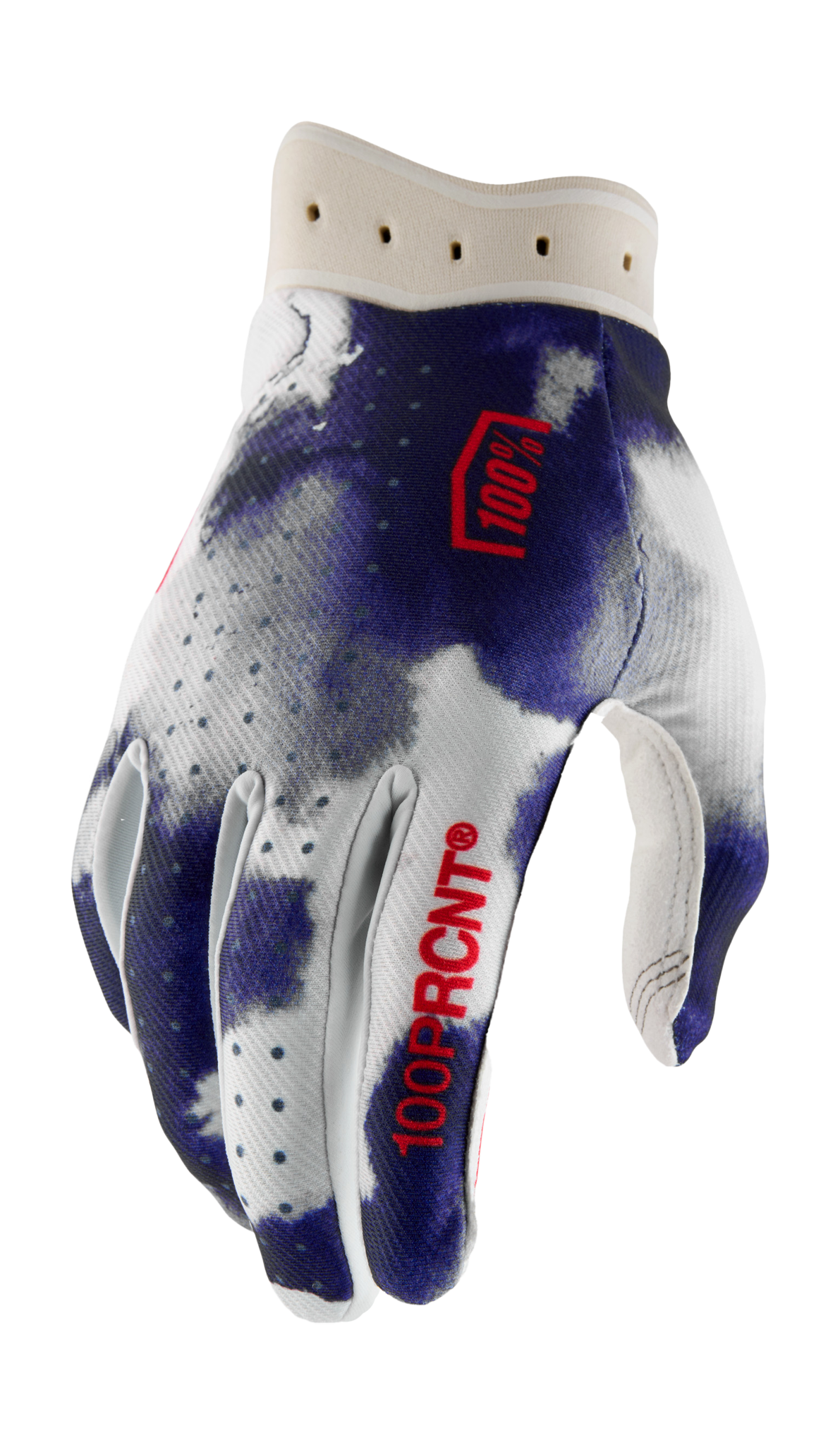 100% Crosshandschoenen iTrack - Blauw / Wit