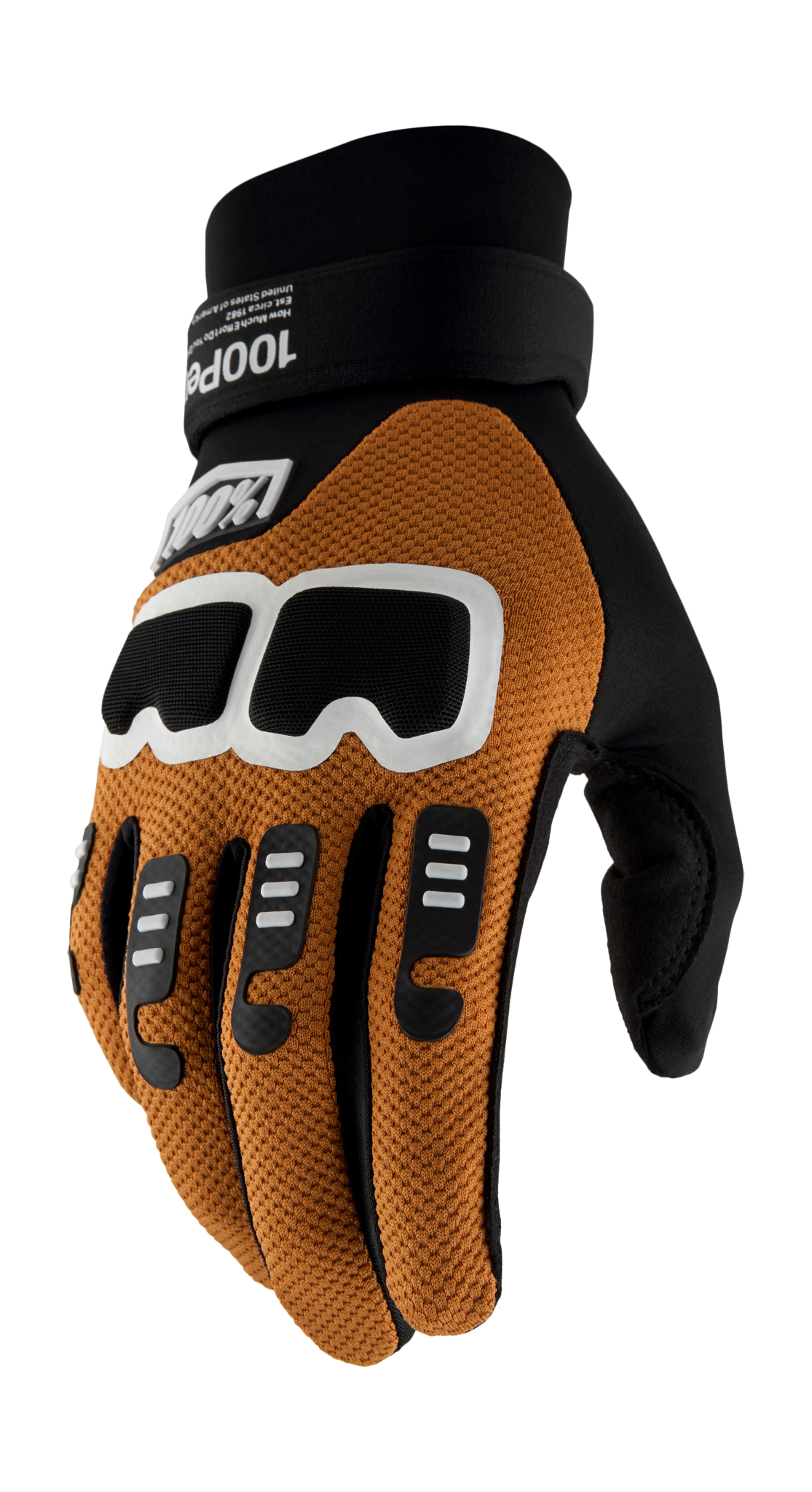 100% Crosshandschoenen Langdale - Zwart / Tangerine