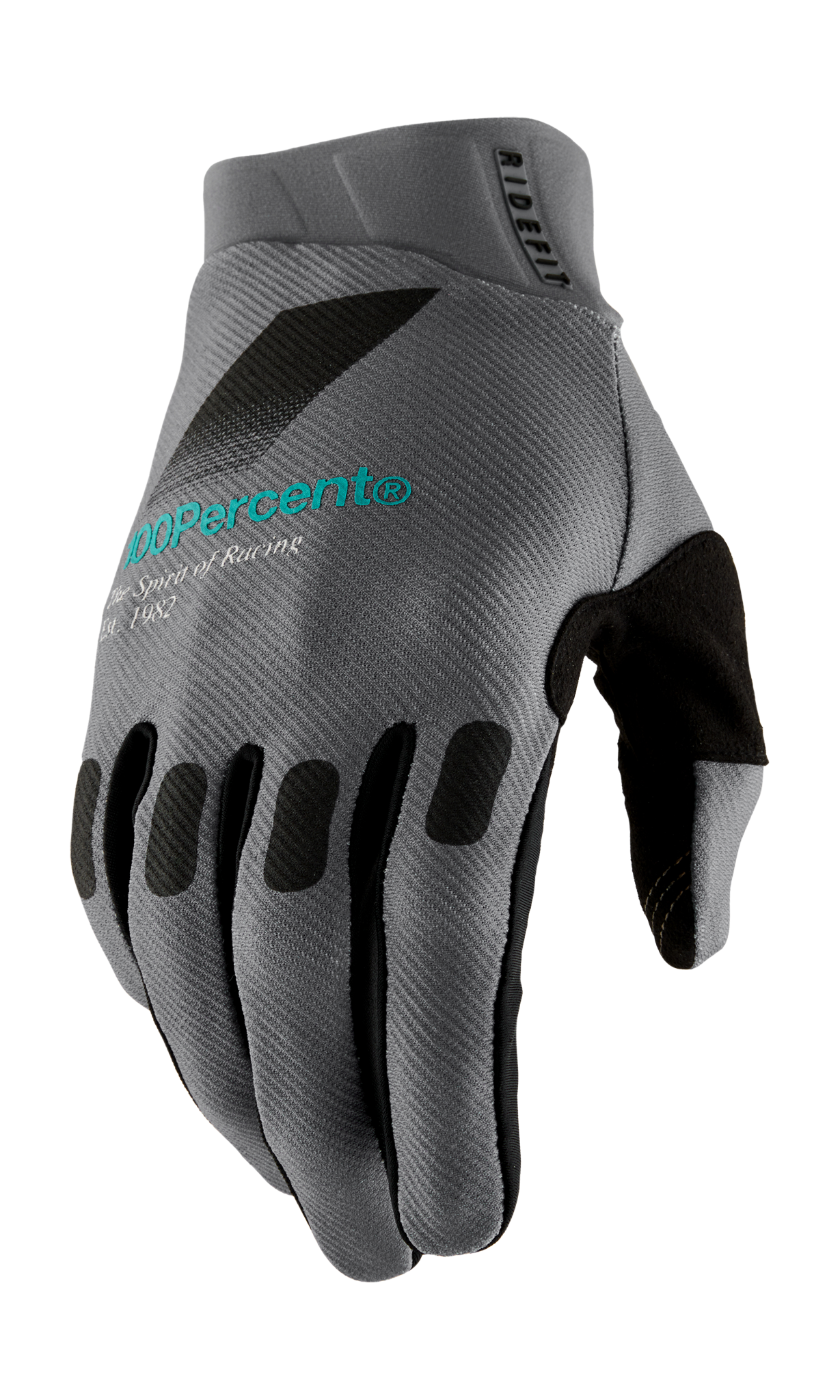 100% Crosshandschoenen Ridefit - Petrol