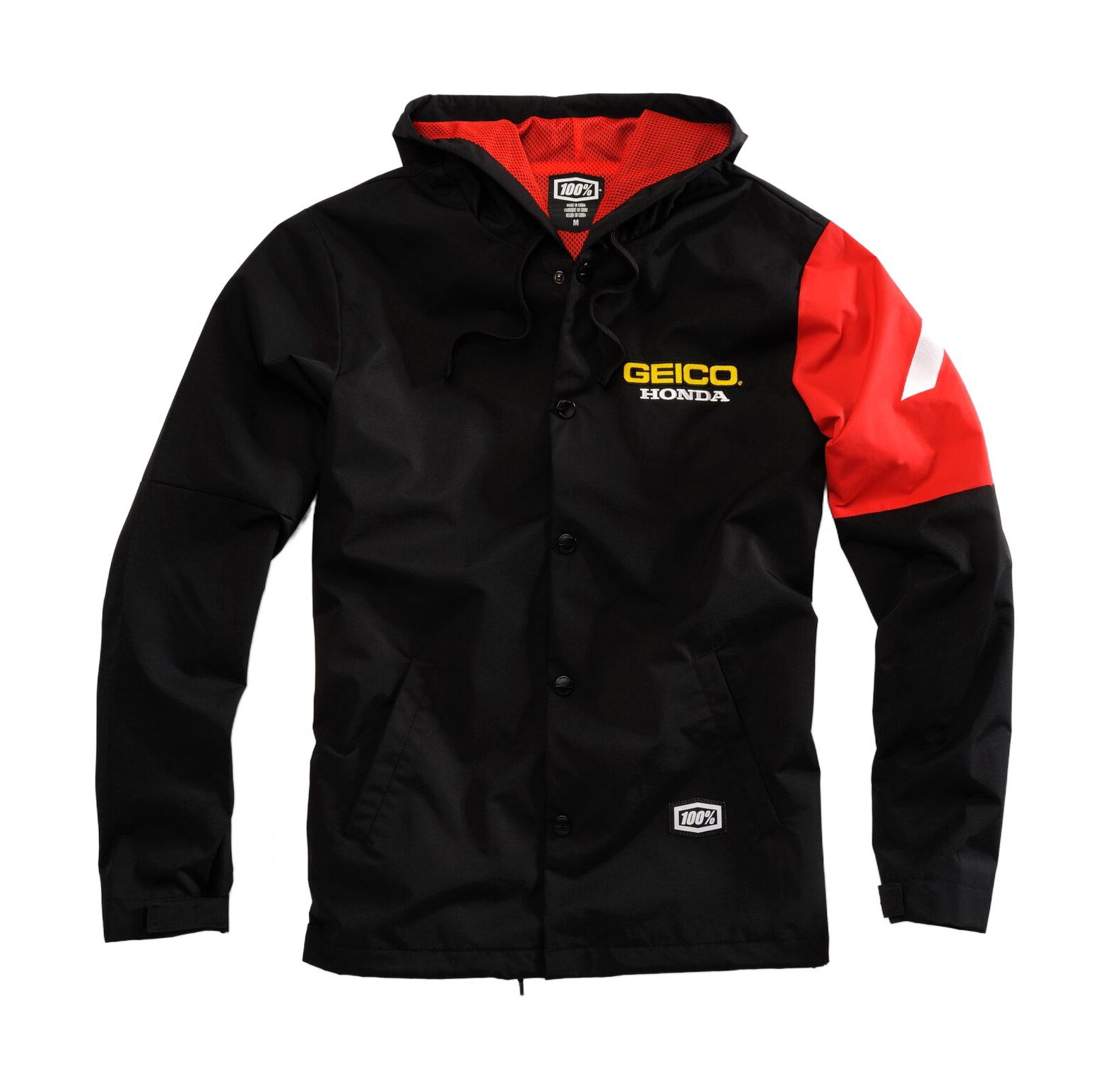 100% Jas Flux Hooded Team GEICO Honda
