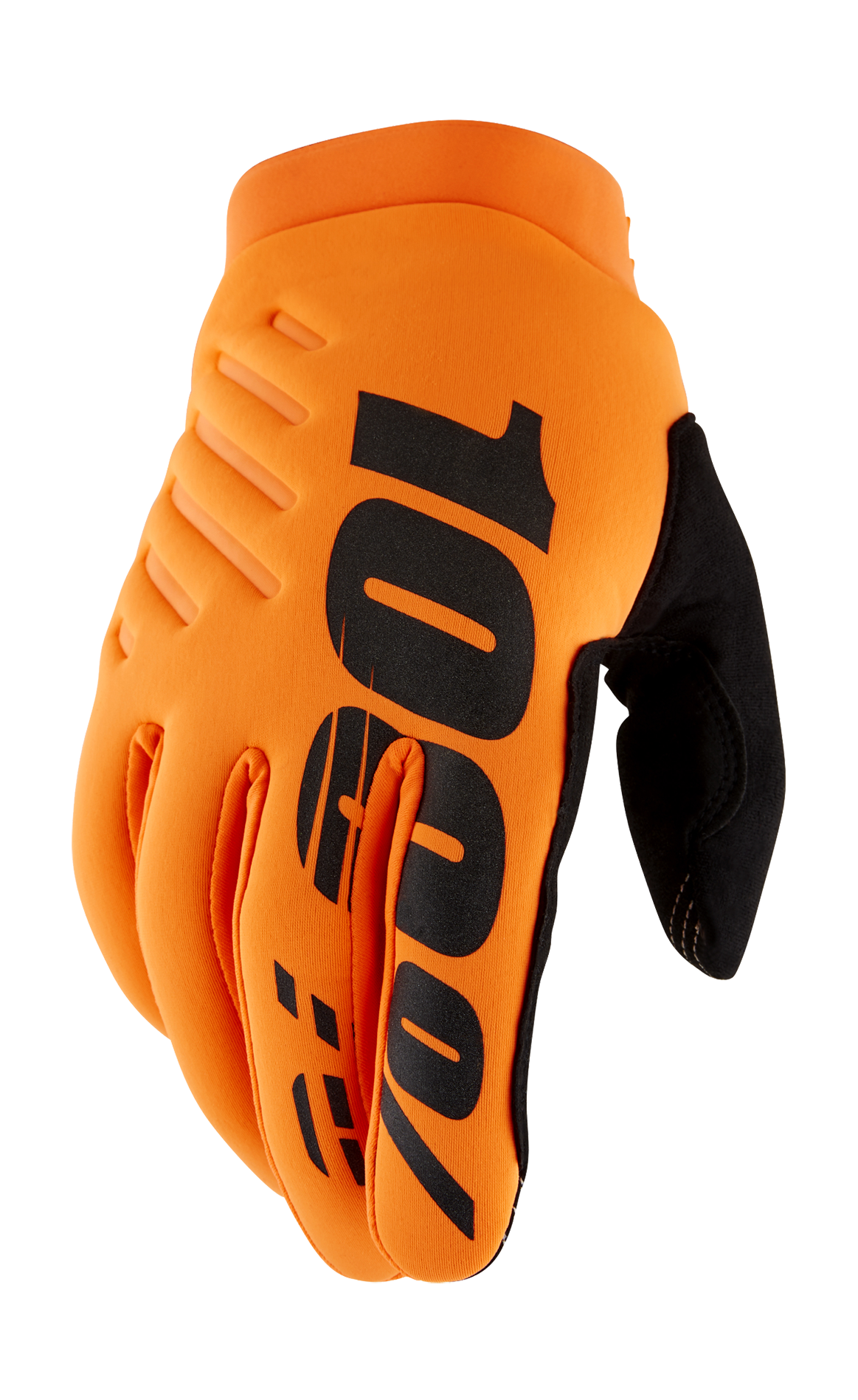 100% Kinder Crosshandschoenen Winter Brisker - Fluo Oranje / Zwart