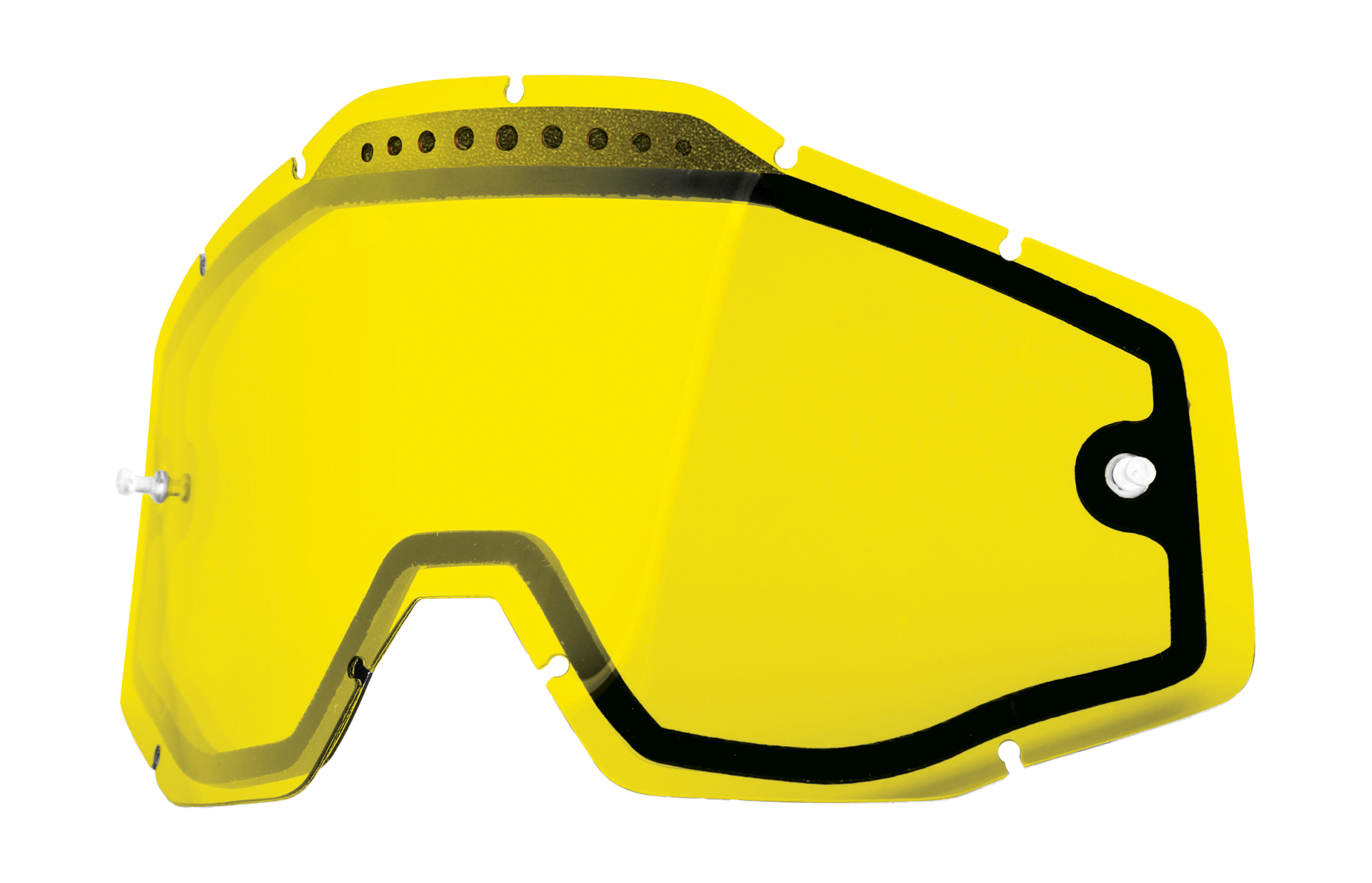 100% Lens RC1/AC1/ST1 - Dual Vented Geel