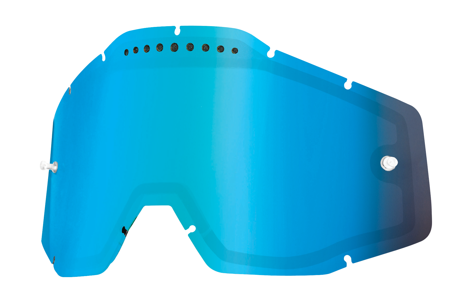 100% Lens RC1/AC1/ST1 - Dual Vented Spiegel Blauw