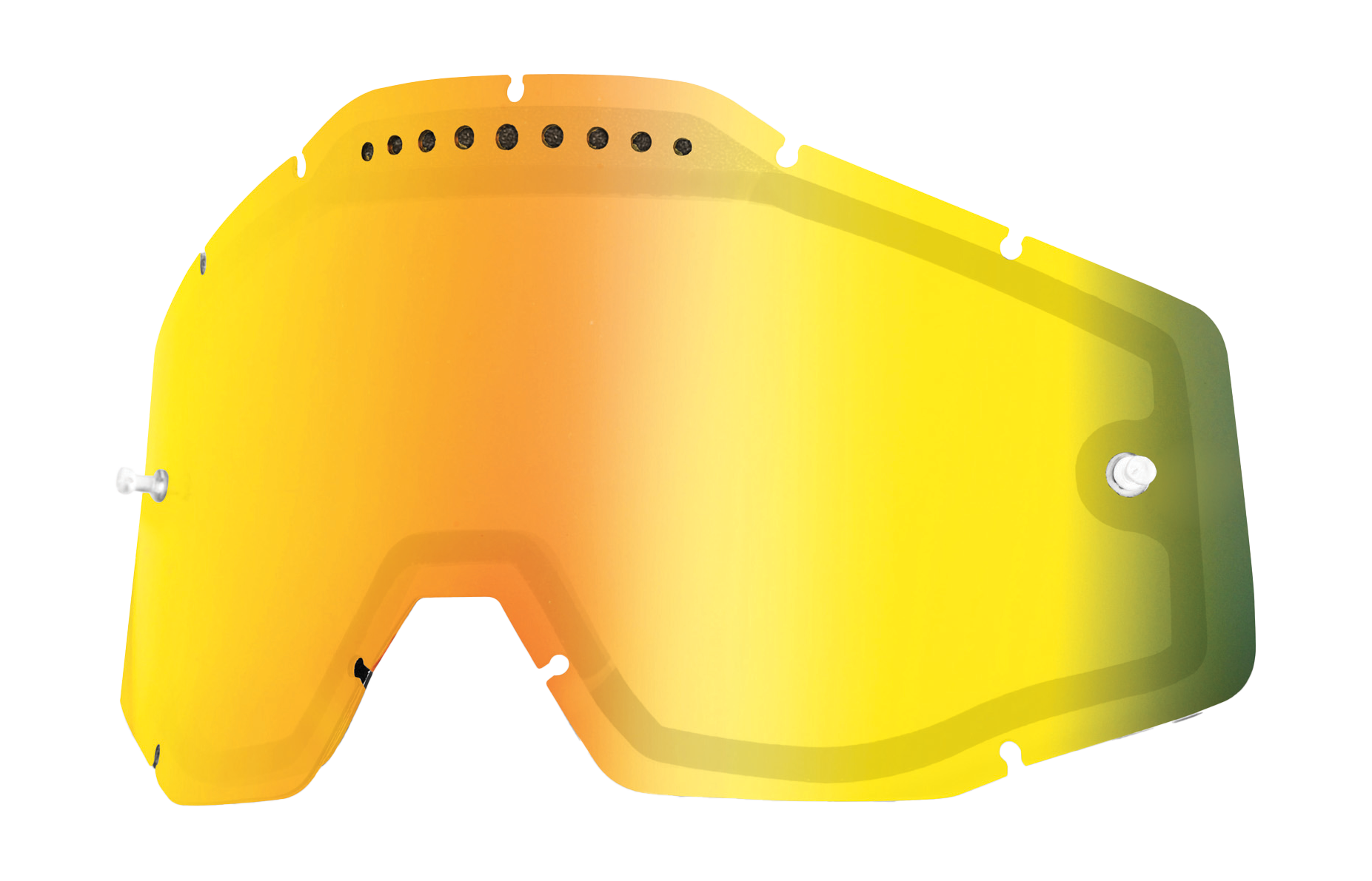 100% Lens RC1/AC1/ST1 - Dual Vented Spiegel Goud