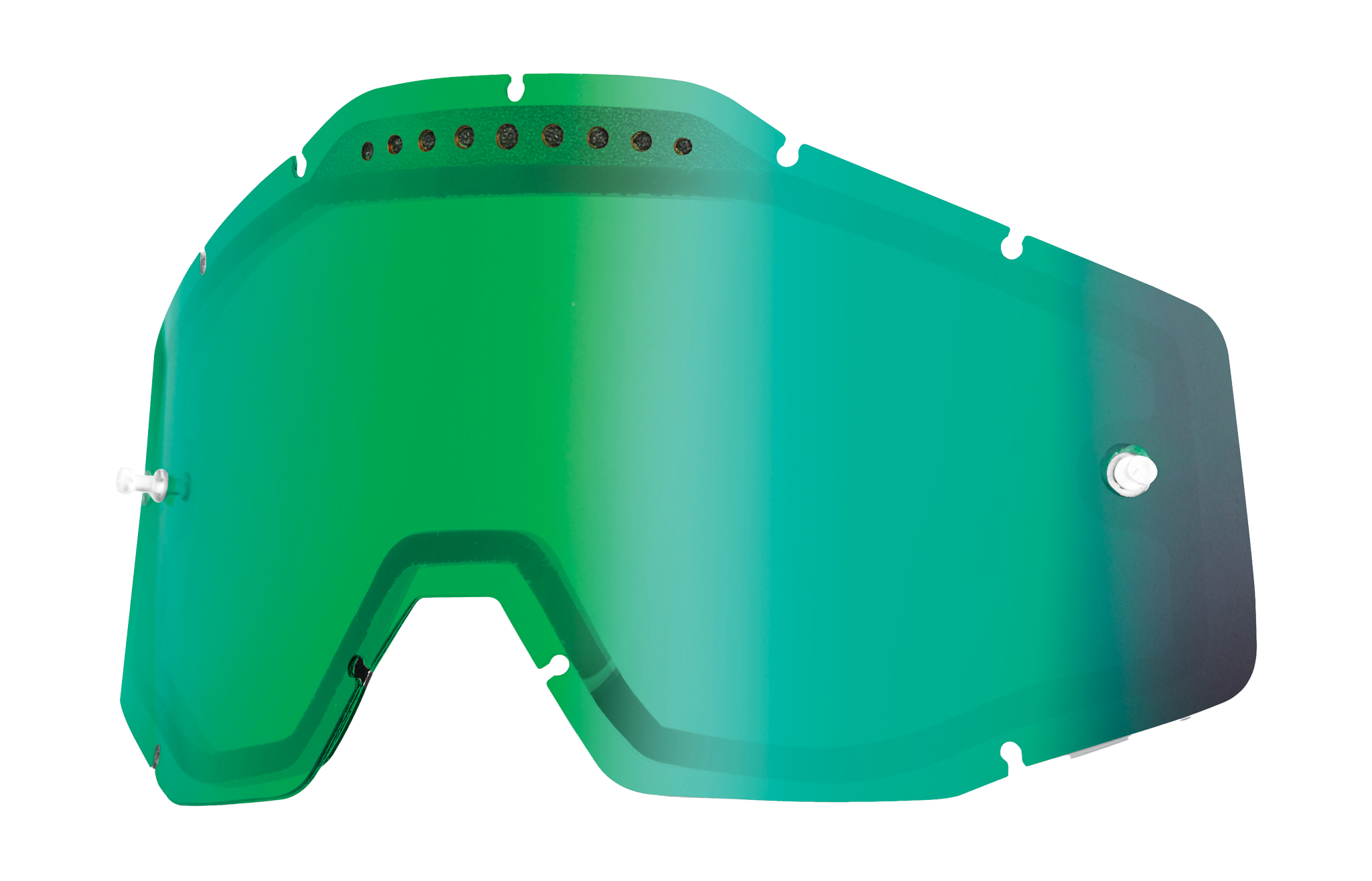 100% Lens RC1/AC1/ST1 - Dual Vented Spiegel Groen