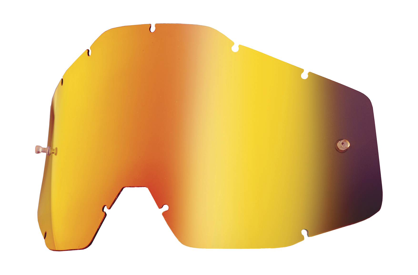 100% Lens RC1/AC1/ST1 - Standaard Spiegel Rood