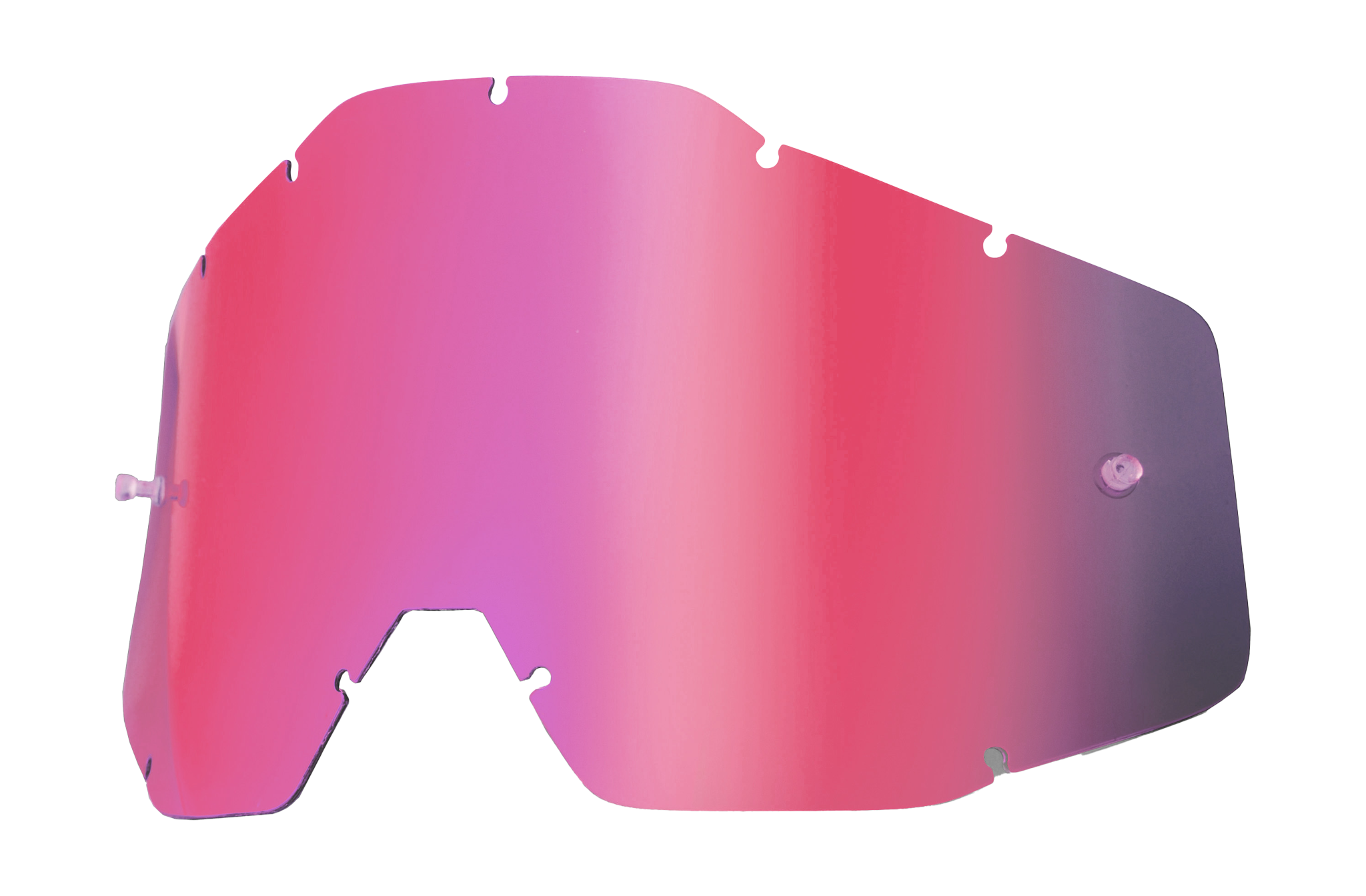 100% Lens RC1/AC1/ST1 - Standaard Spiegel Roze / Smoke