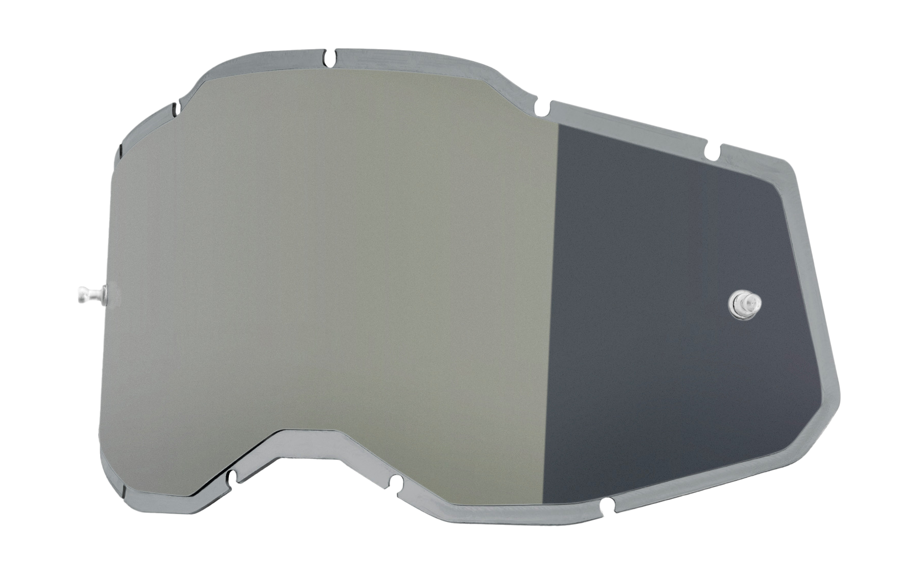 100% Lens RC2/AC2/ST2 - Injected Spiegel Zilver