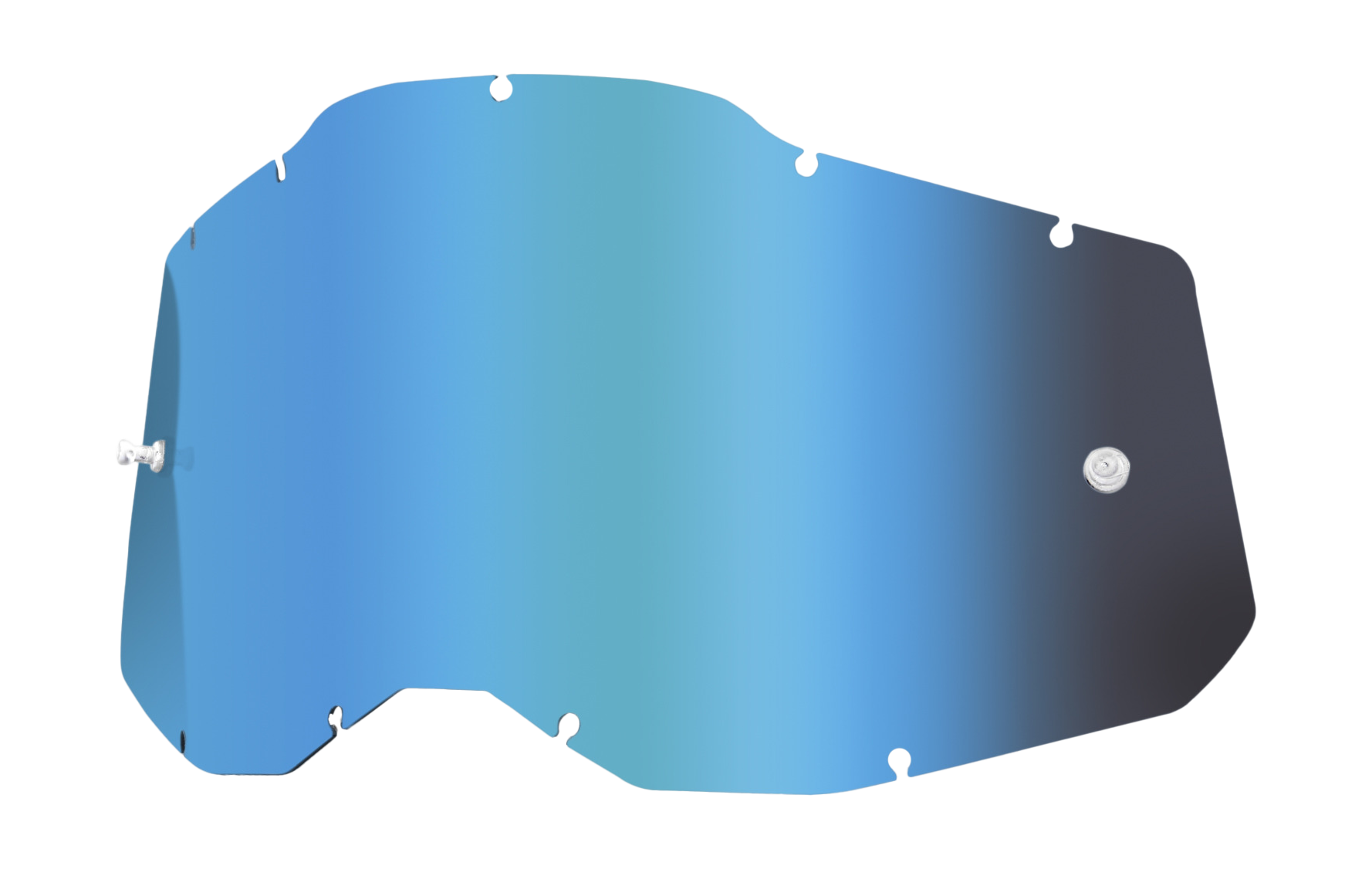 100% Lens RC2/AC2/ST2 - Standaard Spiegel Blauw