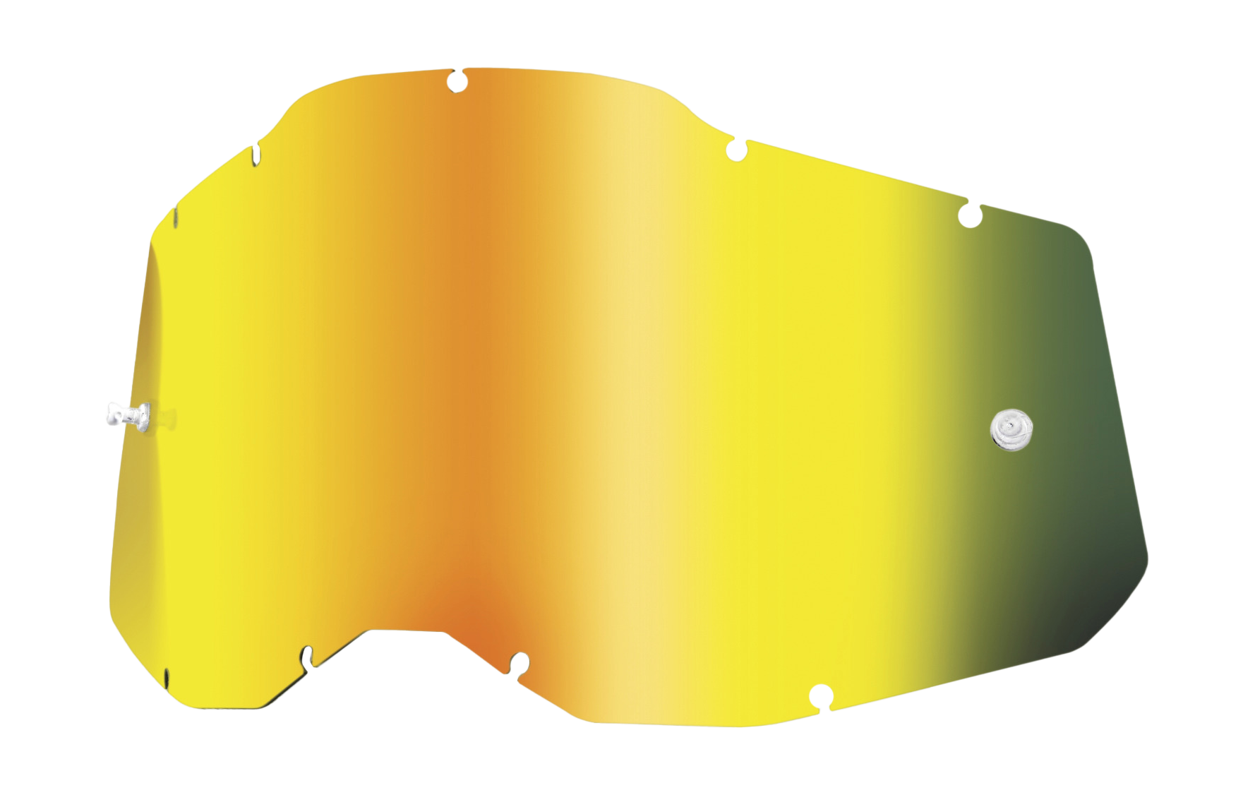 100% Lens RC2/AC2/ST2 - Standaard Spiegel Goud