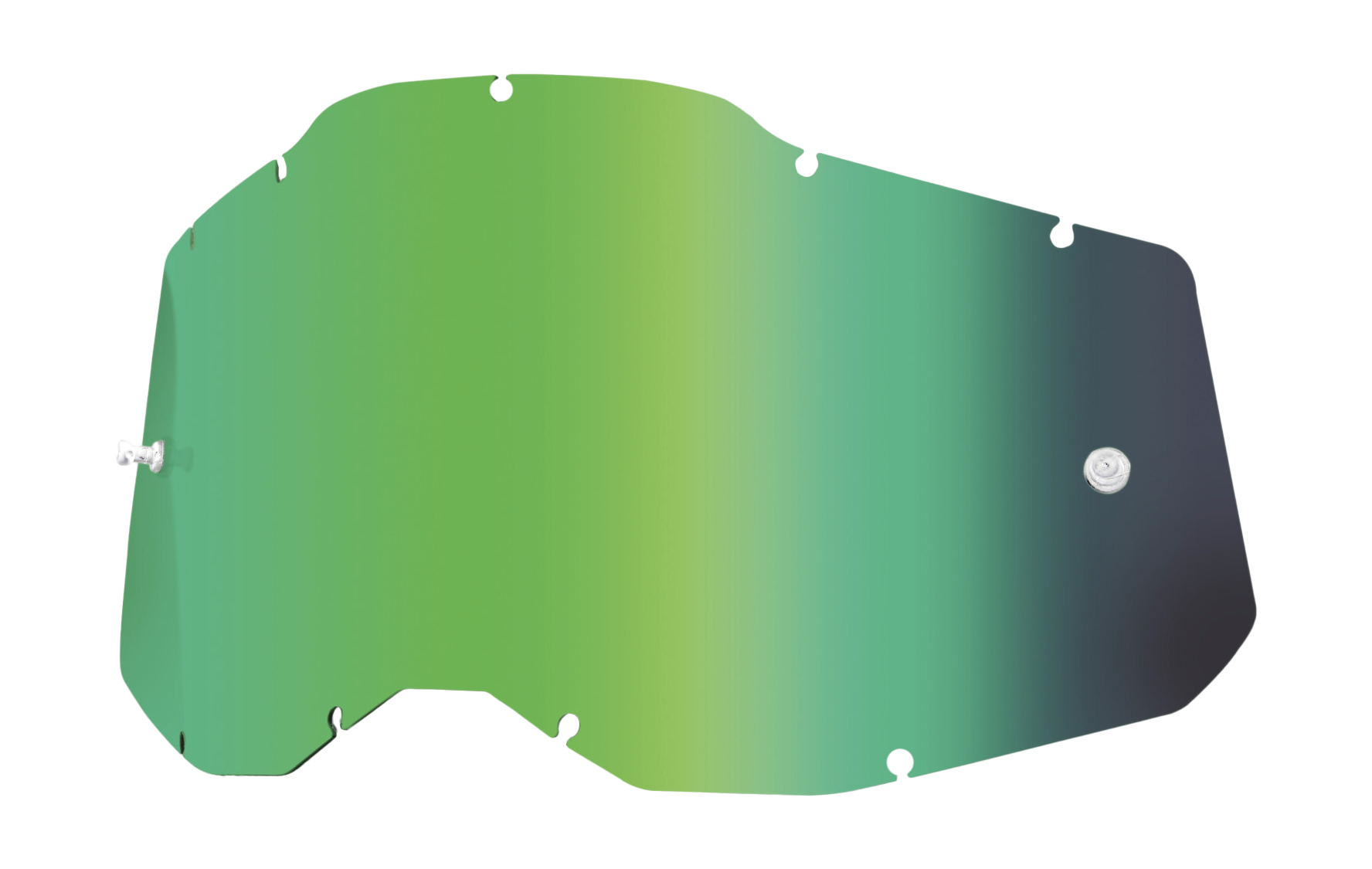 100% Lens RC2/AC2/ST2 - Standaard Spiegel Groen