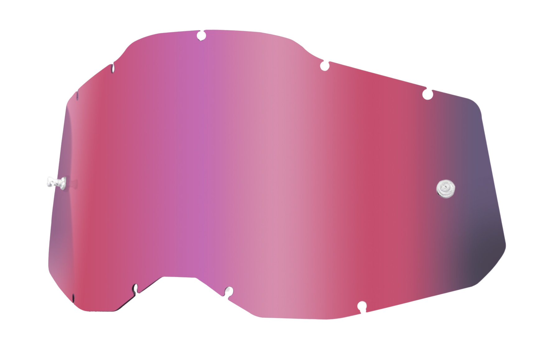 100% Lens RC2/AC2/ST2 - Standaard Spiegel Roze