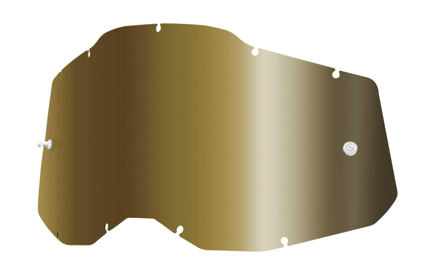 100% Lens RC2/AC2/ST2 - Standaard Spiegel True Goud