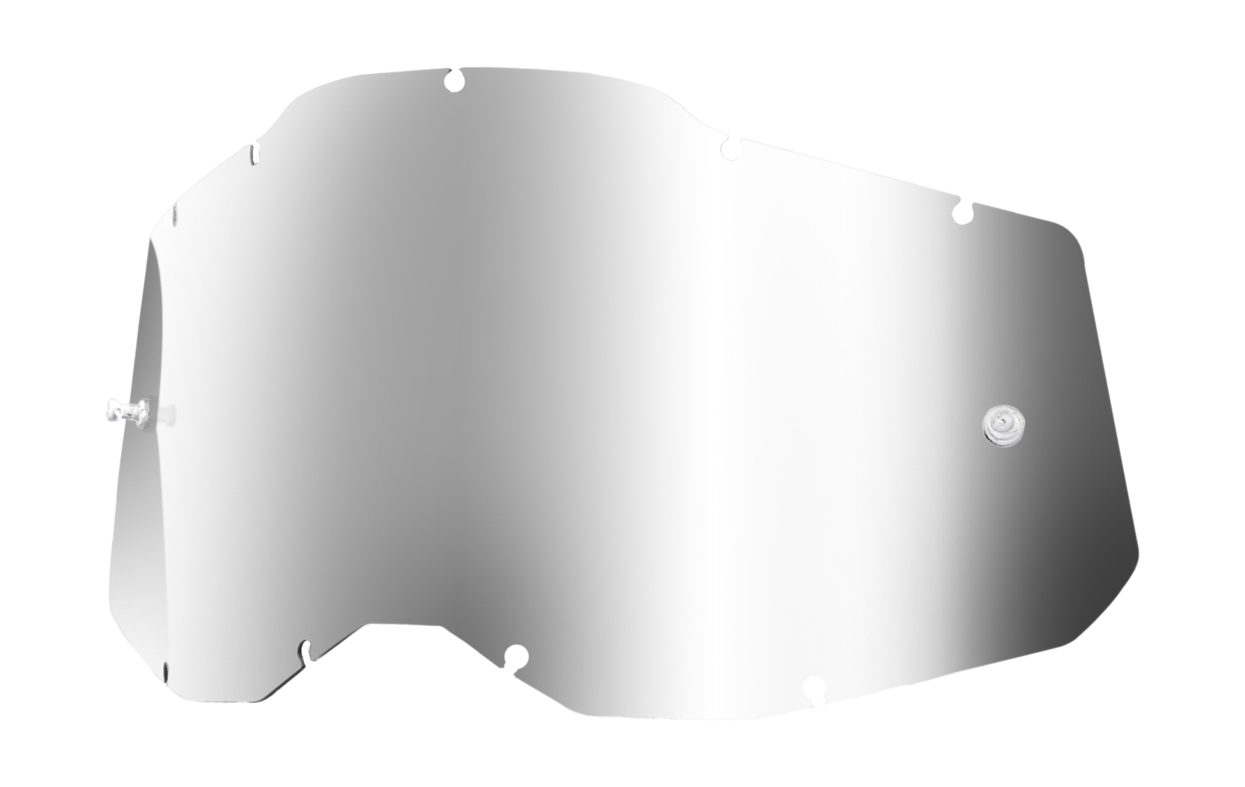 100% Lens RC2/AC2/ST2 - Standaard Spiegel Zilver