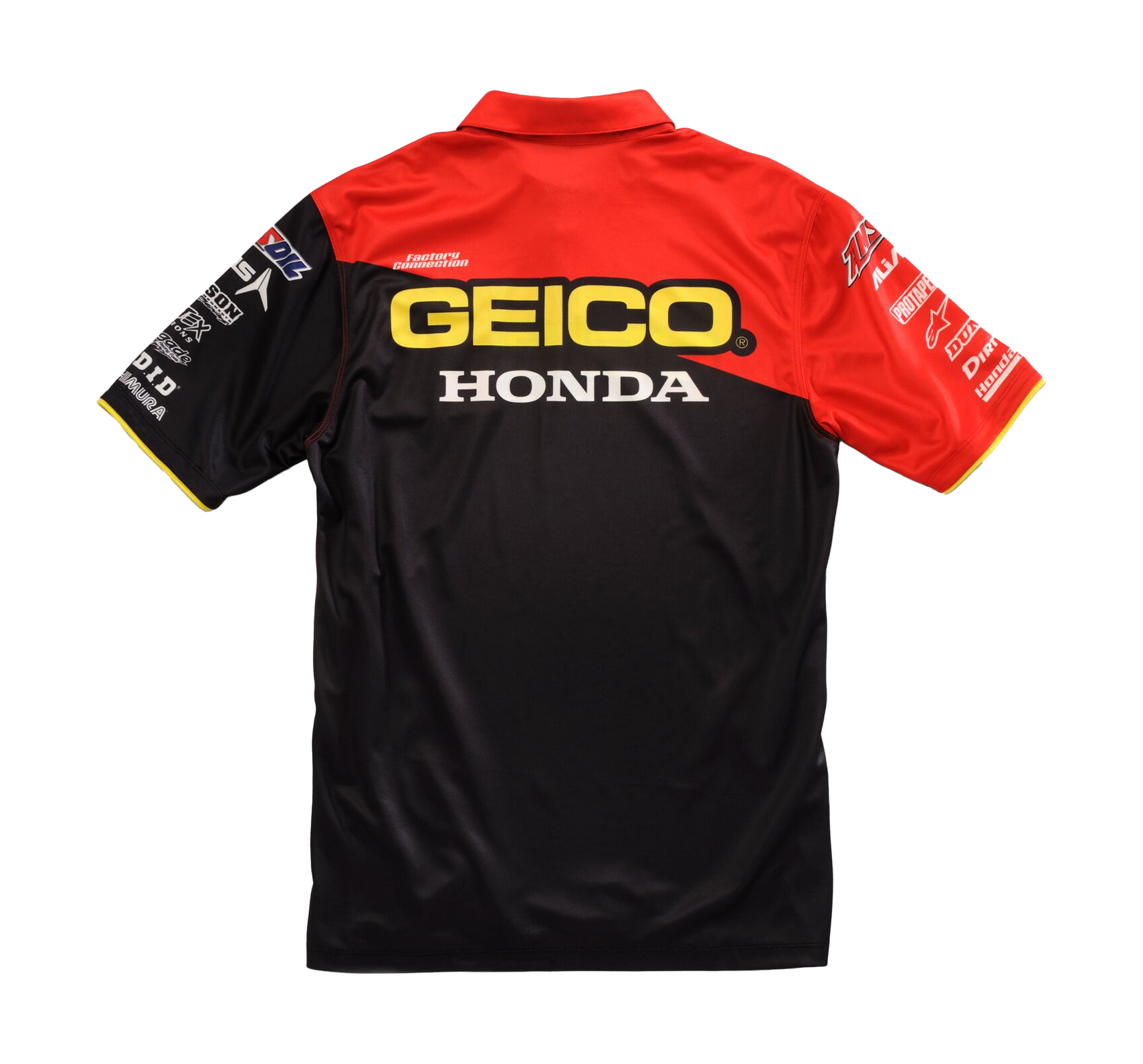 100% T-Shirt Pitshirt Team GEICO Honda