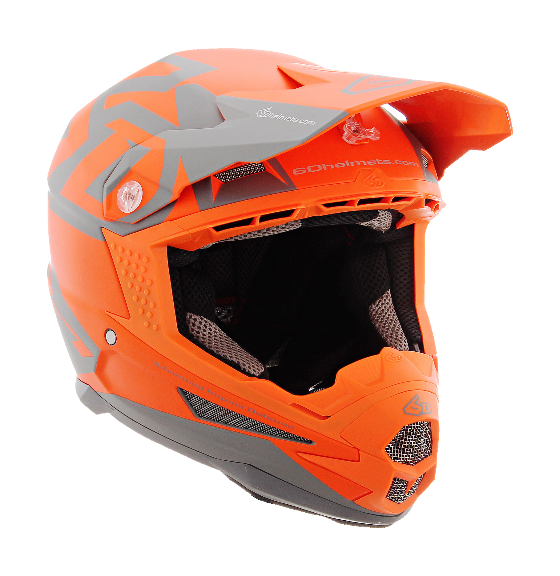 6D Crosshelm ATR-1 Switch - Grijs / Oranje