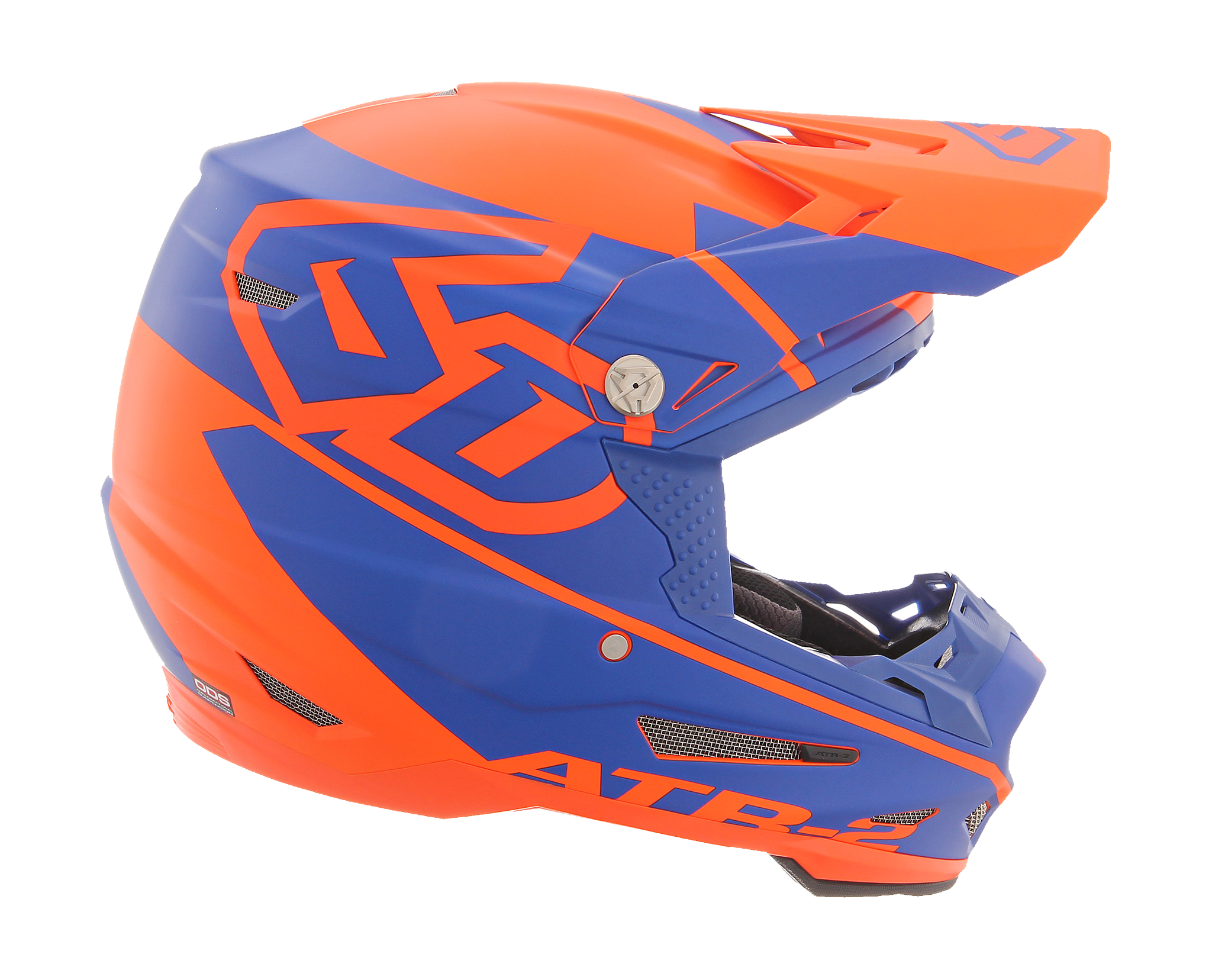 6D Crosshelm ATR-2 Core - Oranje / Blauw