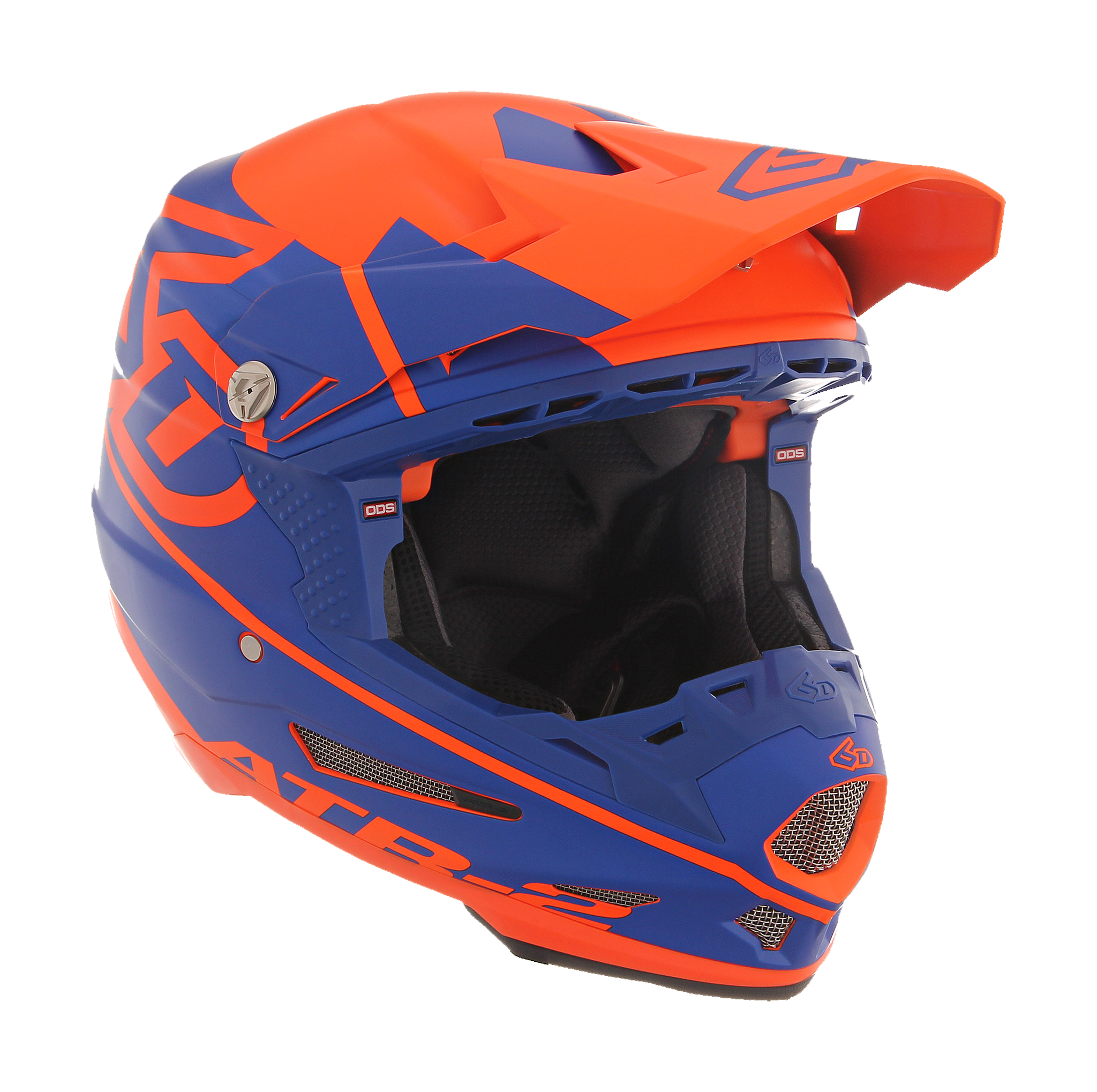 6D Crosshelm ATR-2 Core - Oranje / Blauw