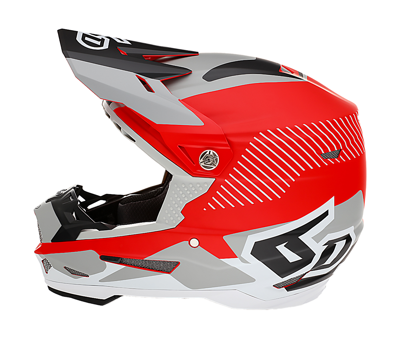 6D Crosshelm ATR-2 Fusion - Rood